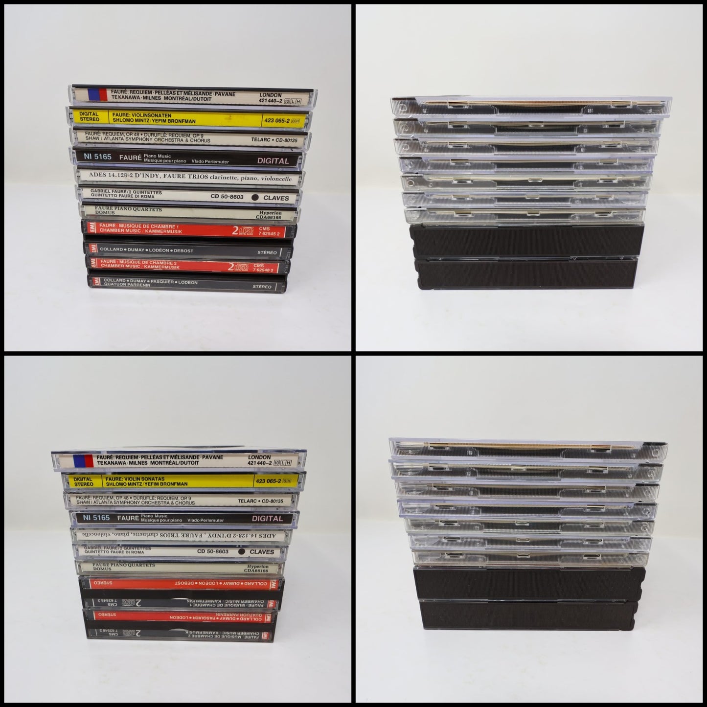 Gabriel Fauré 9 CD Lot Requiem/Violin Sonatas/Musique de Chambre/Piano Quartets