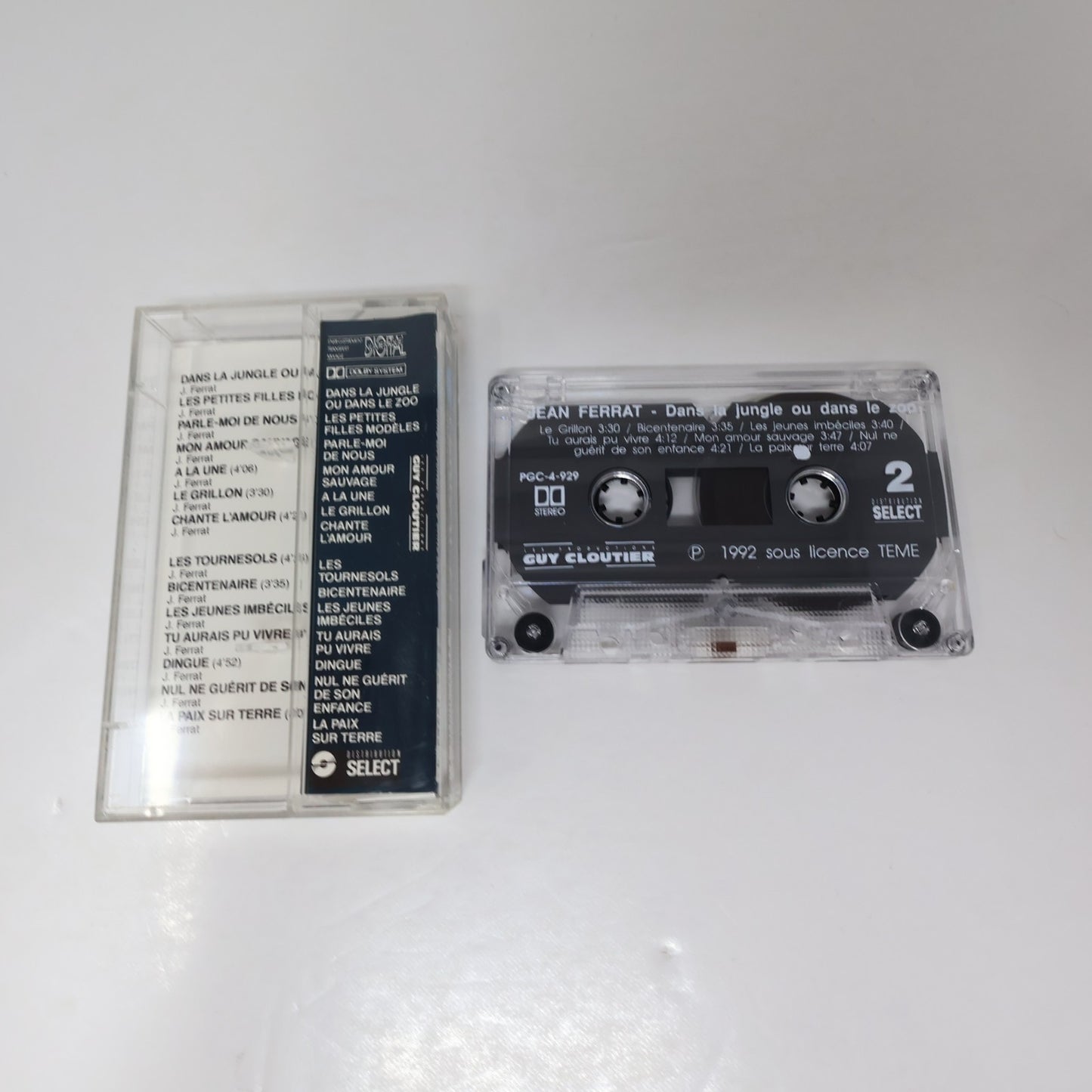Jean Ferrat Lot 3 Cassettes Je ne suis qu'un cri/16 Nouveaux Poèmes D'Aragon