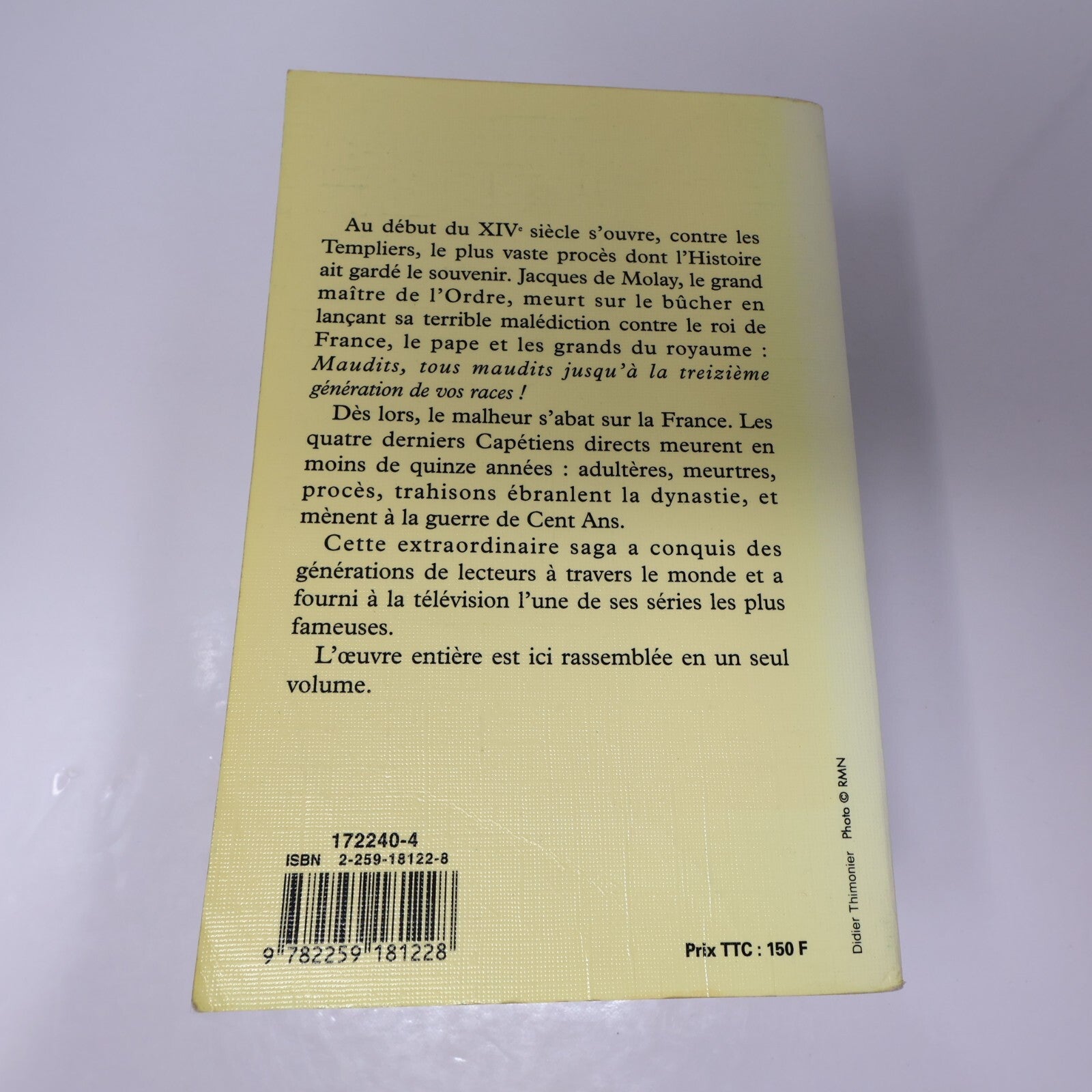 Les Rois Maudits Maurice Druon Plon Le Roi de Fer/Reine Étranglée Omnibus 1995