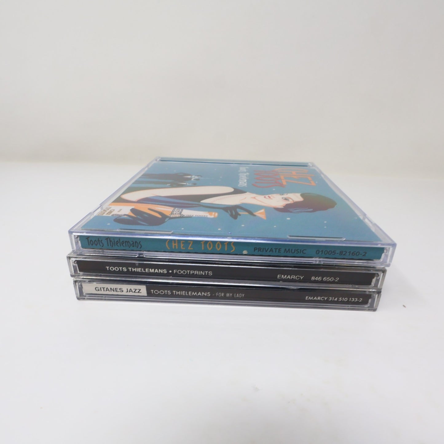 Toots Thielemans 3 CD Lot Chez Toots/Footprints/For My Lady Jazz 1990s