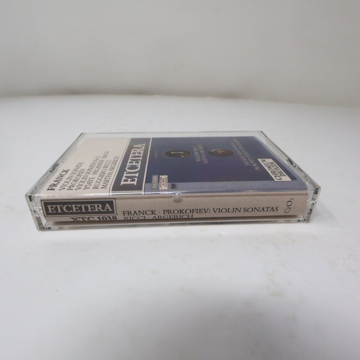 César Franck 2 Cassette Lot Symphony In D Minor/Violin Sonata Maazel/Prokofiev
