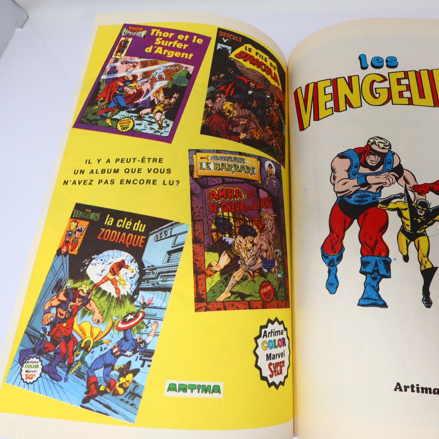 Les Vengeurs La Clé du Zodiaque Roy Thomas/Sal Buscema Artima/Marvel 1981 HC Bd