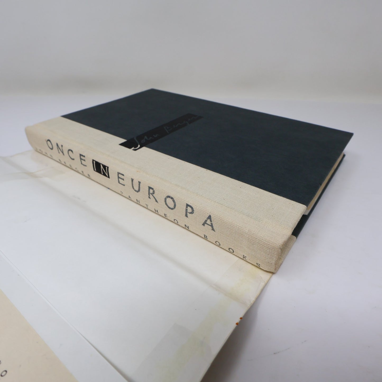 Once in Europa John Berger 1987 HC Litterature 1st Edition Hardcover Book 80s DJ