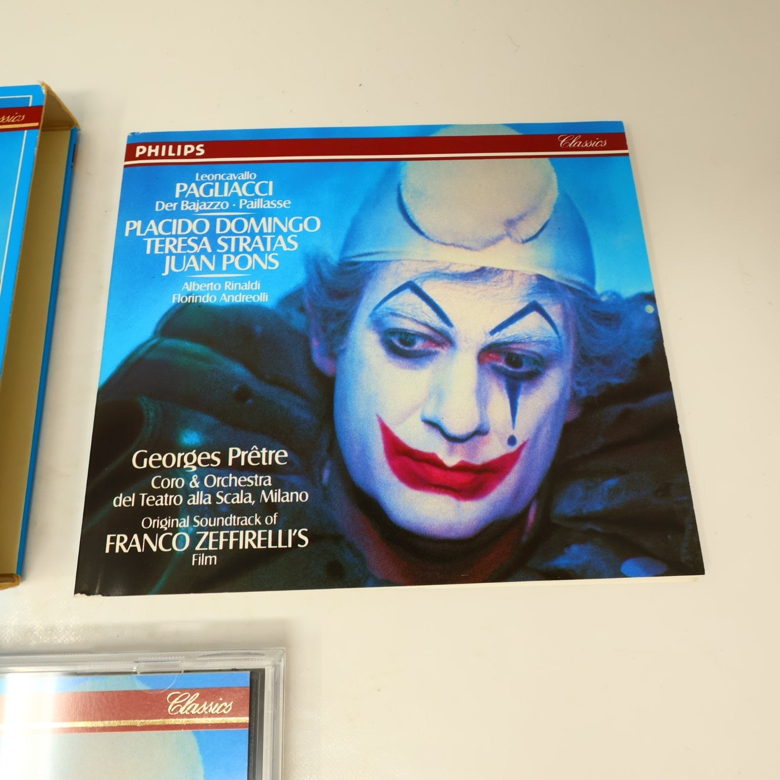 Leoncavallo Pagliacci CD 1983 Georges Prêtre Philips Classics Domingo/Stratas