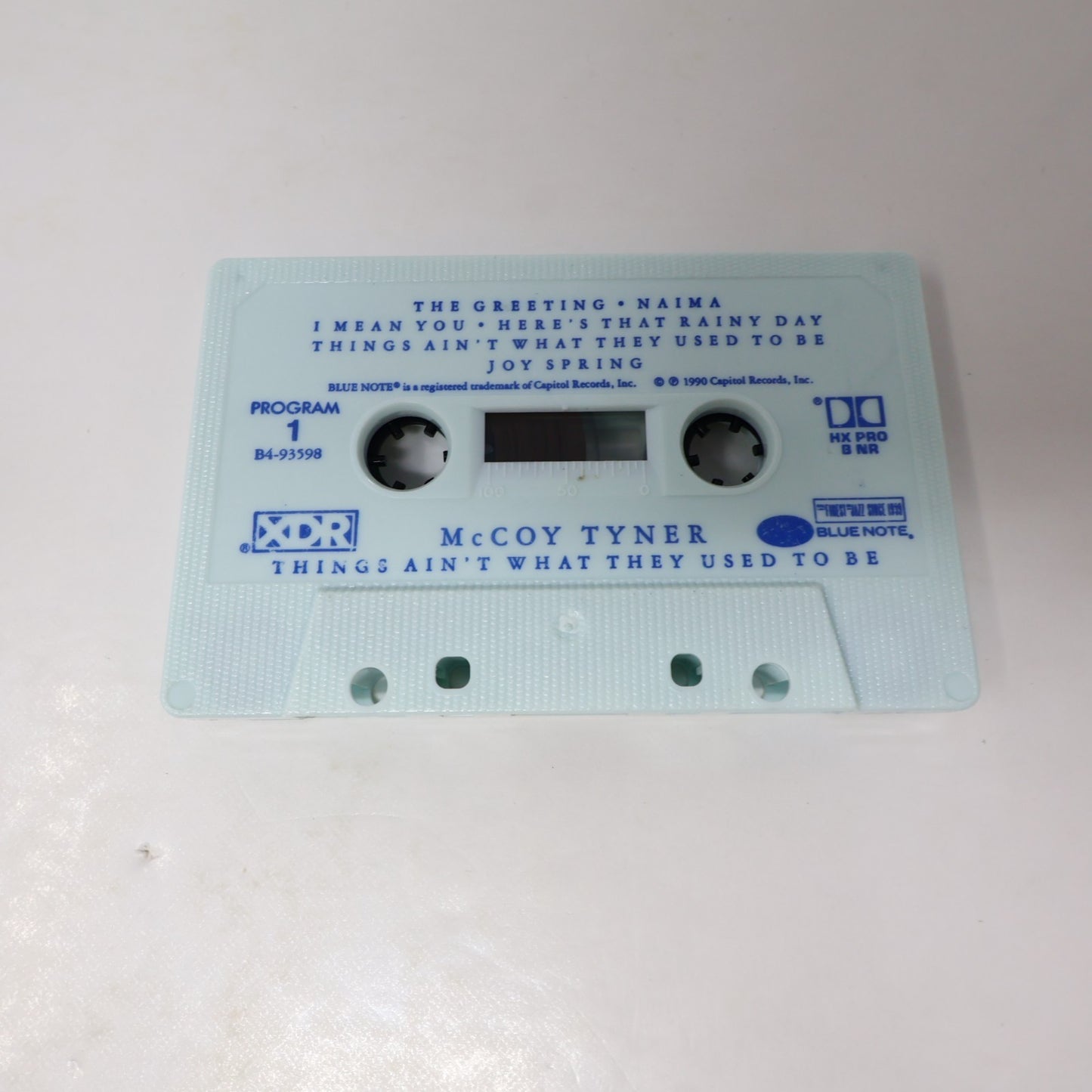 McCoy Tyner Things Ain't What They Used To Be Cassette Blue Note B4-93598 Jazz