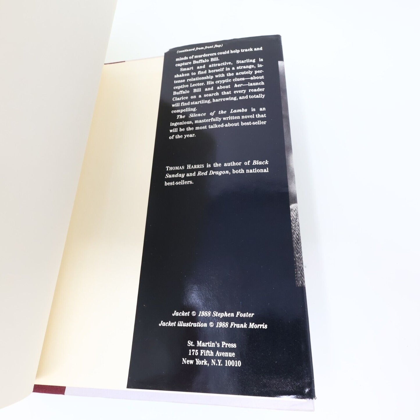 1988 The Silence of the Lambs Thomas Harris 1st Edition Book Club Edition HC 80s