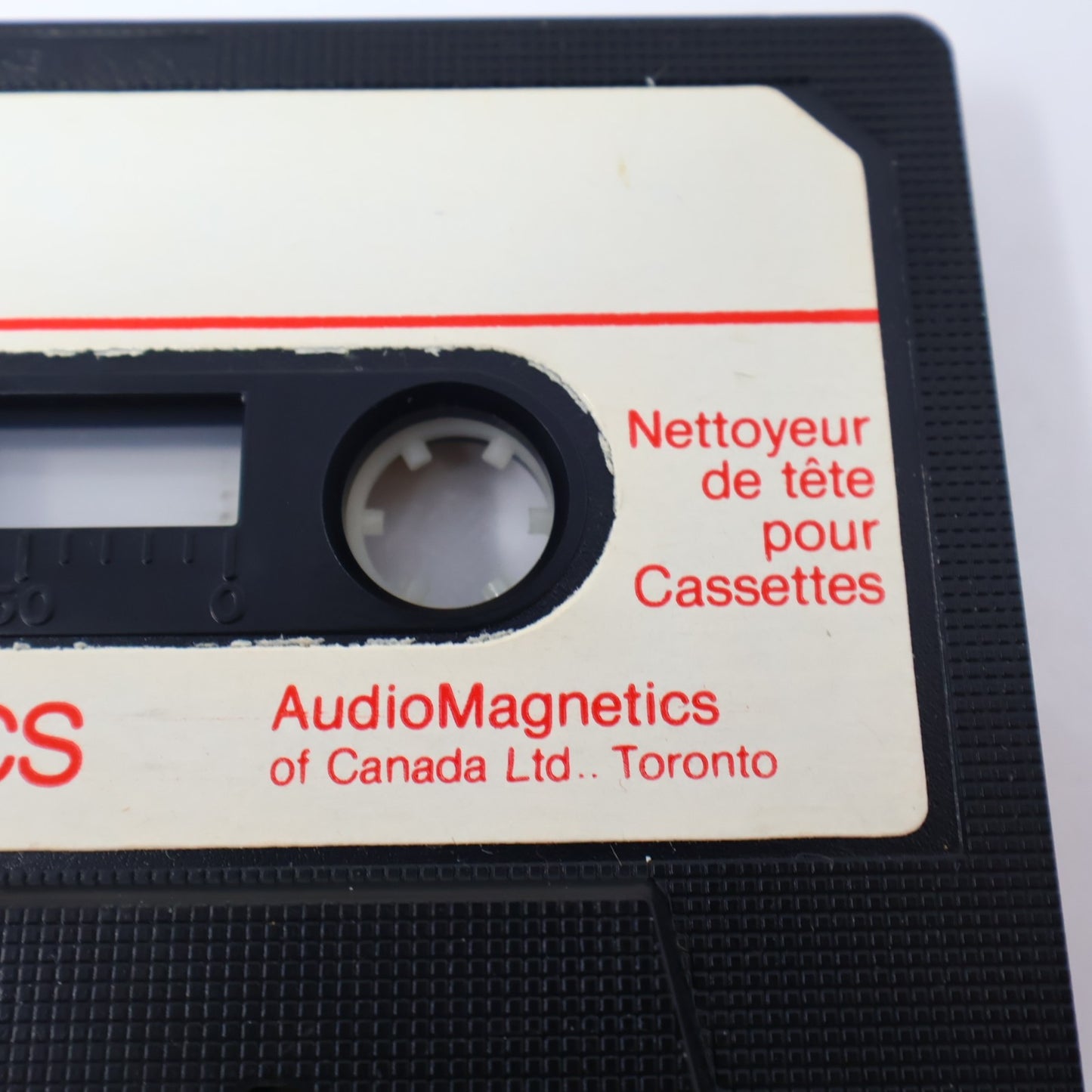 Audio Magnetics Cassette Tape Head Cleaner with Exclusive Polishing Action HC