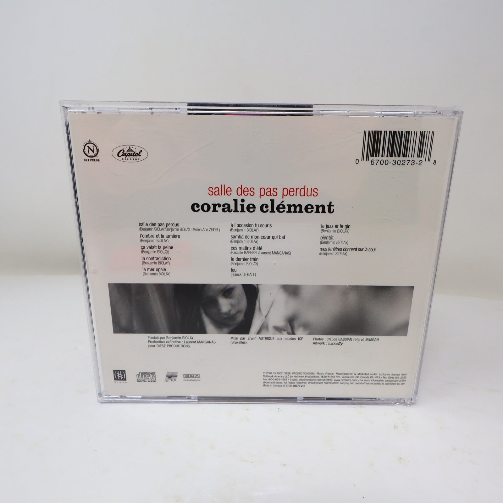 Salle des pas Perdus CD Coralie Clément Nettwerk 2002 Pop 0 6700 30273 2 8 2000s