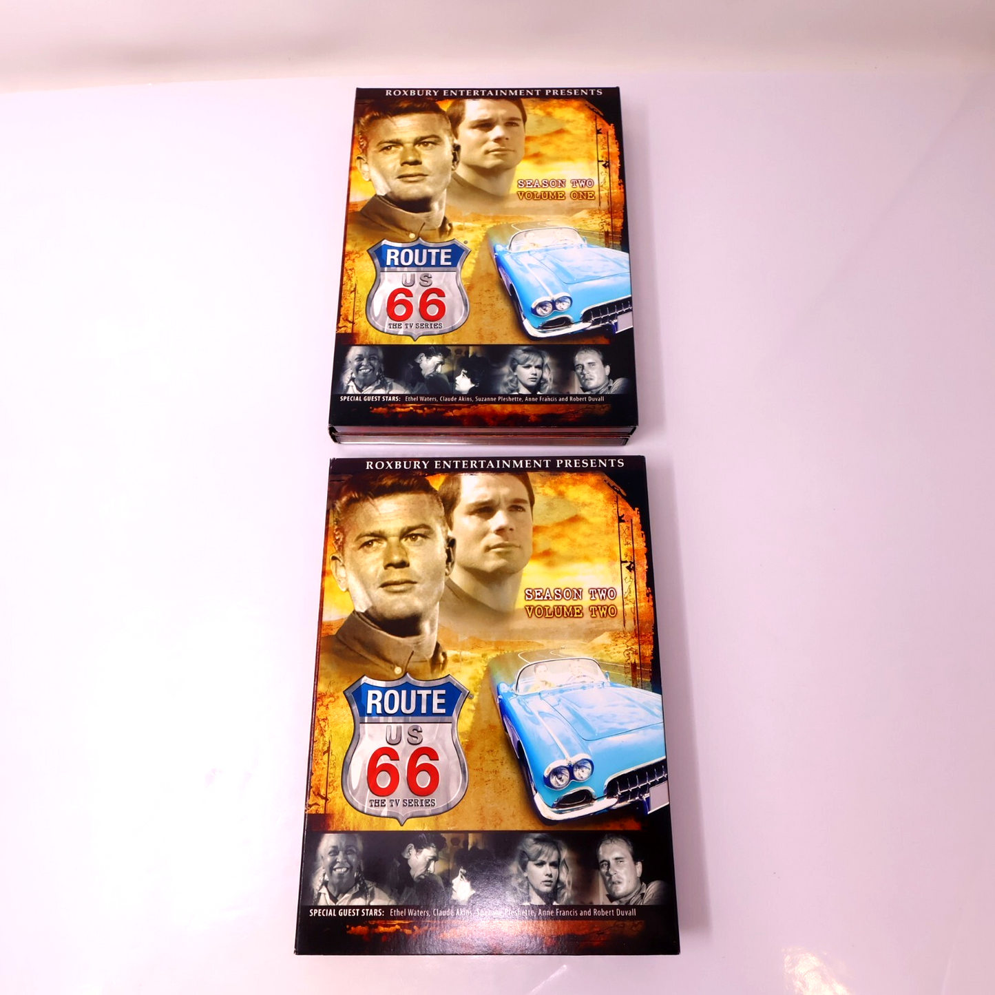 Route 66 Season 1 Volume 2 + Season 2 Lot 2 DVD Leslie Nielsen/Lee Marvin NTSC