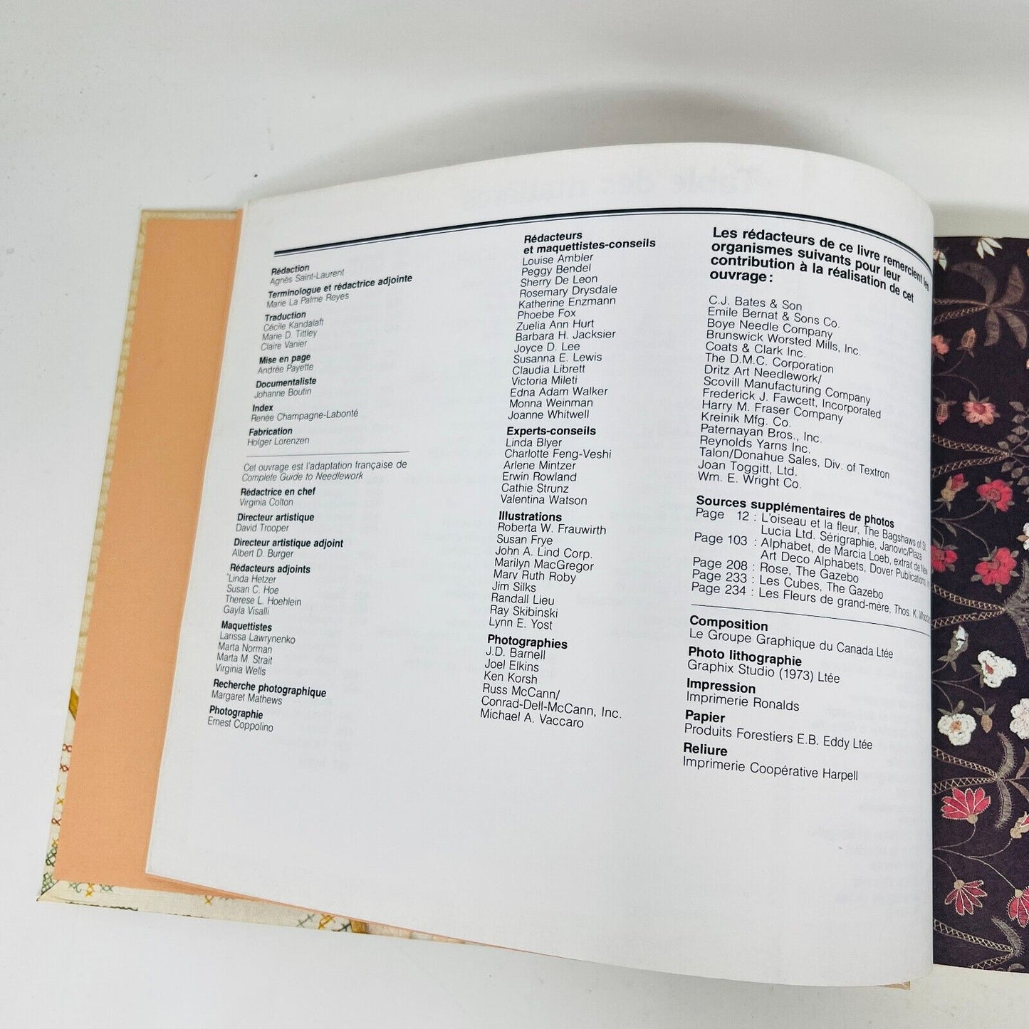 1981 Guide Complet des Travaux à l'Aiguille Couture Sélection du Reader's Digest