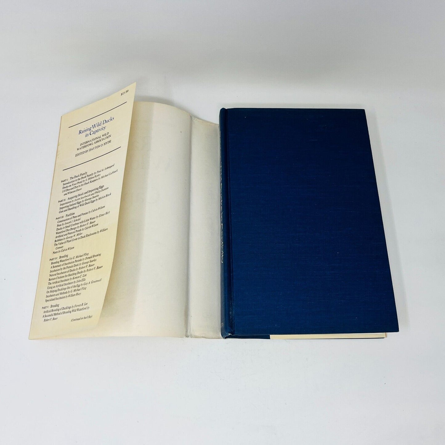 1974 Raising Wild Ducks in Captivity by Dayton O. Hyde Hardcover DJ Dutton IWWA