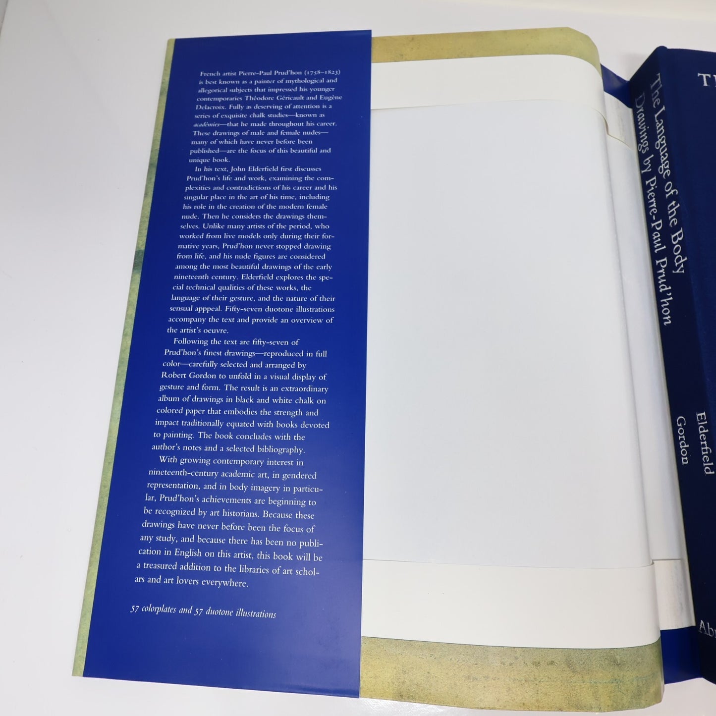 Language of the Body Drawings By Pierre-Paul Prud'Hon John Elderfield 1996 HC DJ