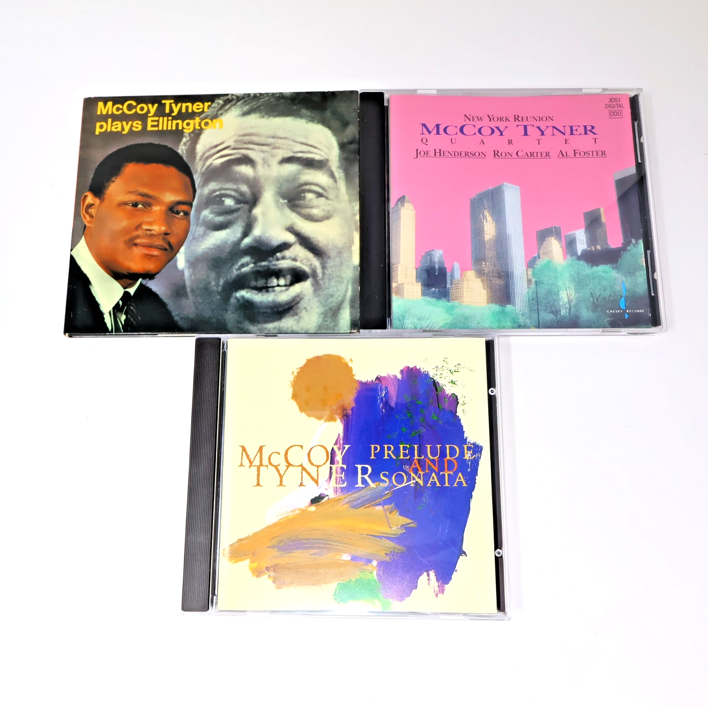 McCoy Tyner 3 CD Lot Plays Ellington/Prelude And Sonata/New York Reunion 90s