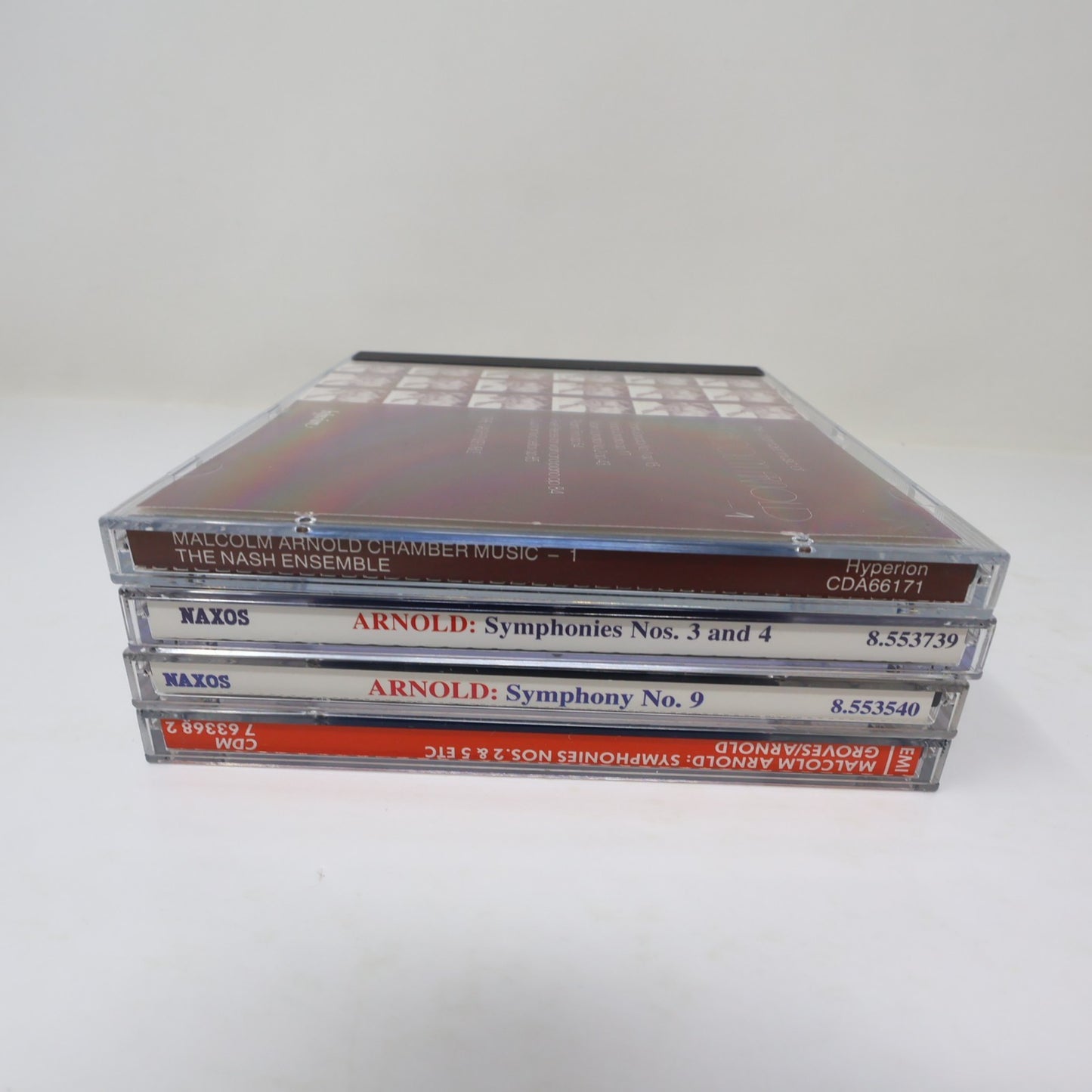 Sir Malcolm Arnold 4 CD Lot Symphony #2-3-4-5 9/Chamber Music 1 Classical 80-90s
