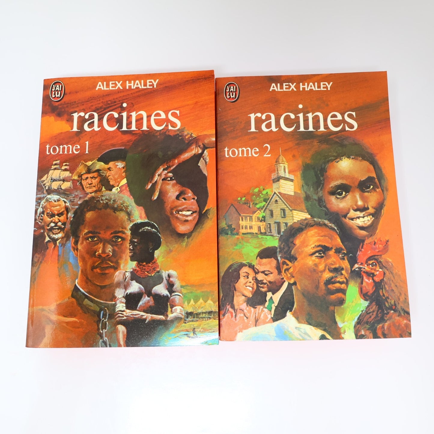 Racines #1-2 Roots Lot 2 Livres Alex Haley Fiction Historique Esclavage Français
