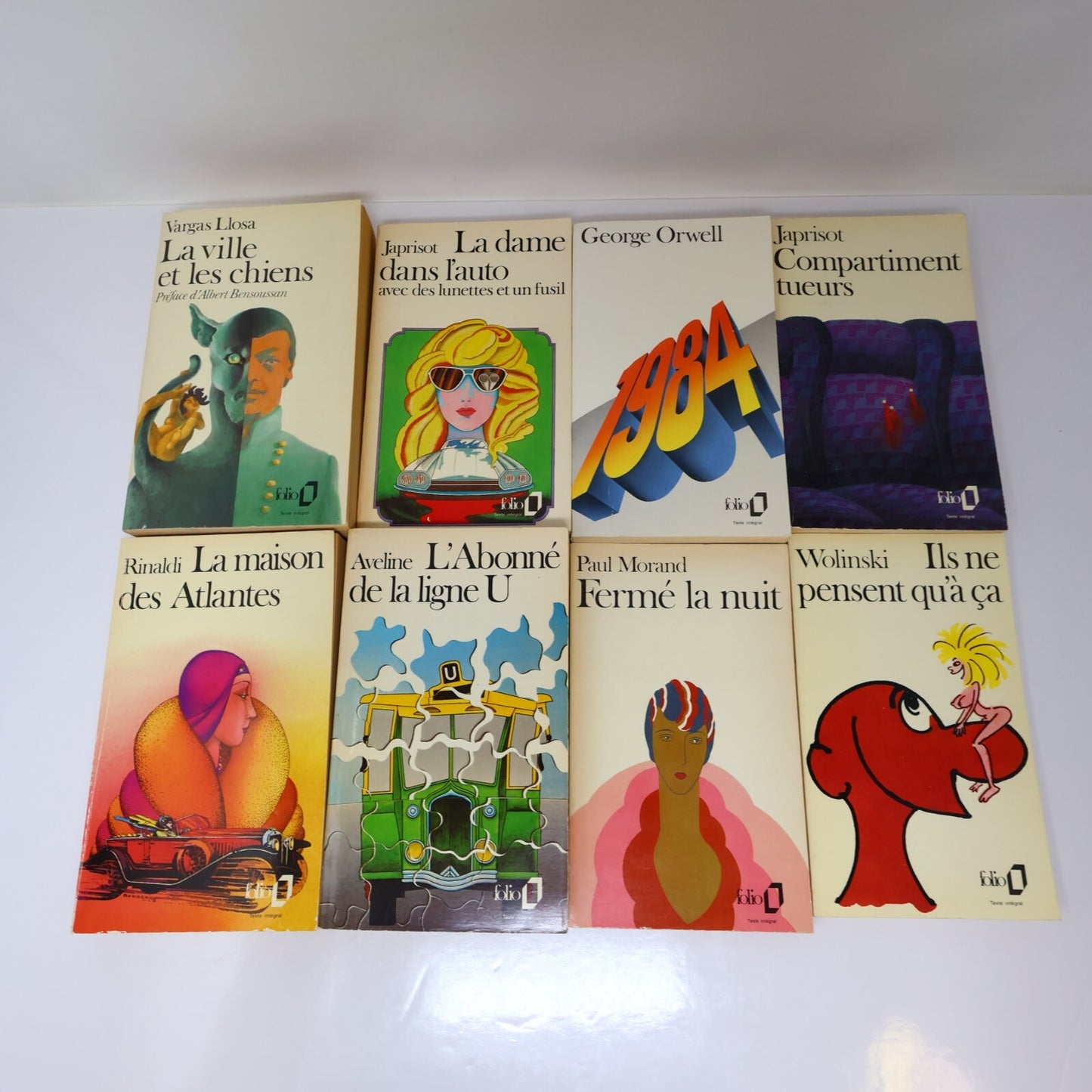 Folio Lot 34 Livres Gallimard Jardin/Kafka/Wolinski/Steinbeck/Poe Littérature PB