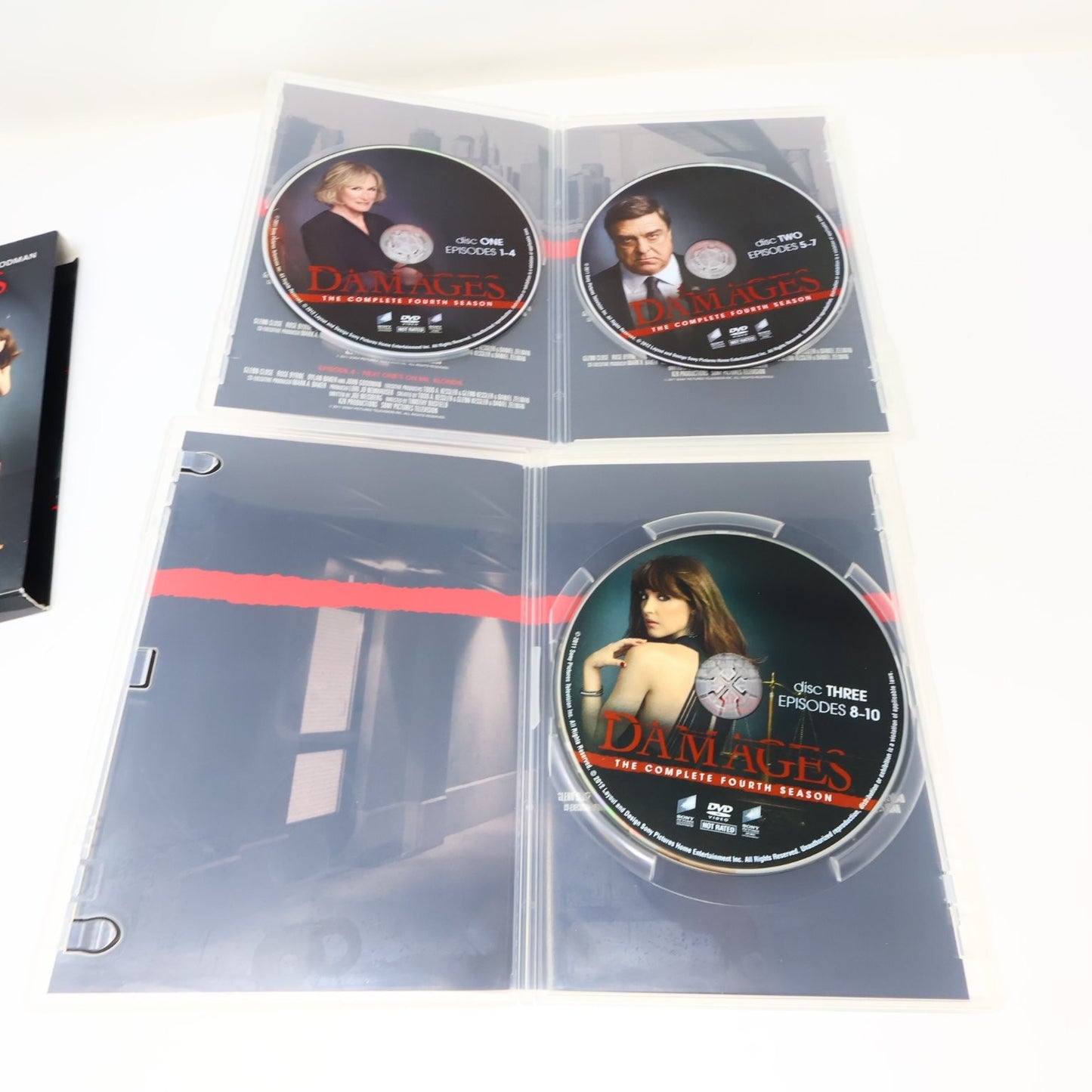 Damages DVD Complete Series Seasons 1-5 Glenn Close Rose Byrne 2007-2012 NTSC