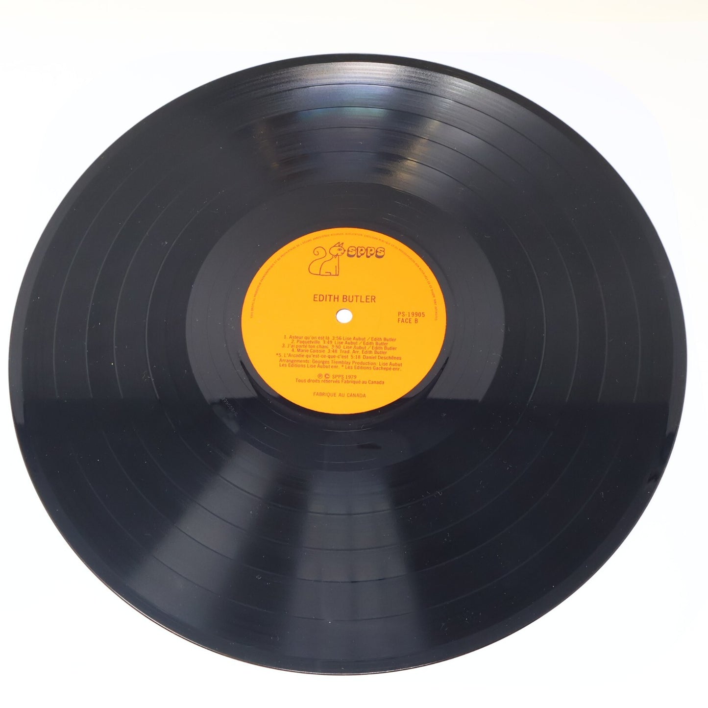 Edith Butler Lot 2 Disques LP Record Vinyl L'Espoir/Asteur Qu'on est Là....