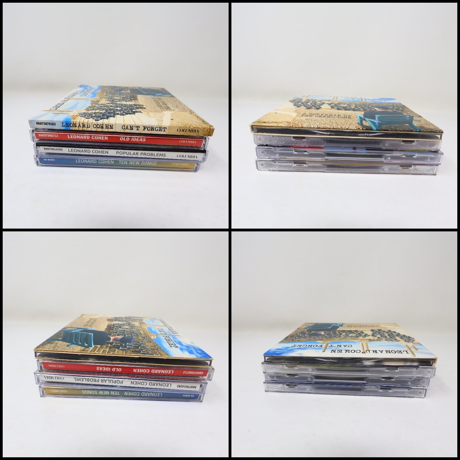 Leonard Cohen 4 CD Lot Old Ideas/Ten New Songs/Can't Forget/Popular Problems