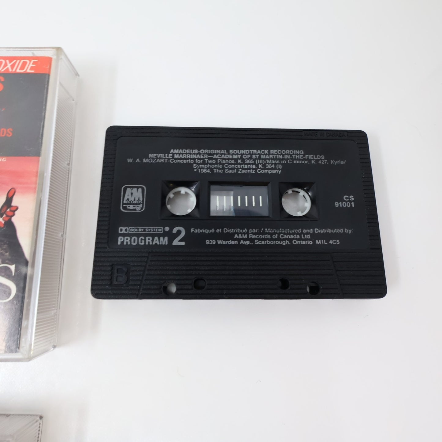 Amadeus/More Amadeus Original Movie Soundtrack 3 Cassettes Lot Neville Marriner