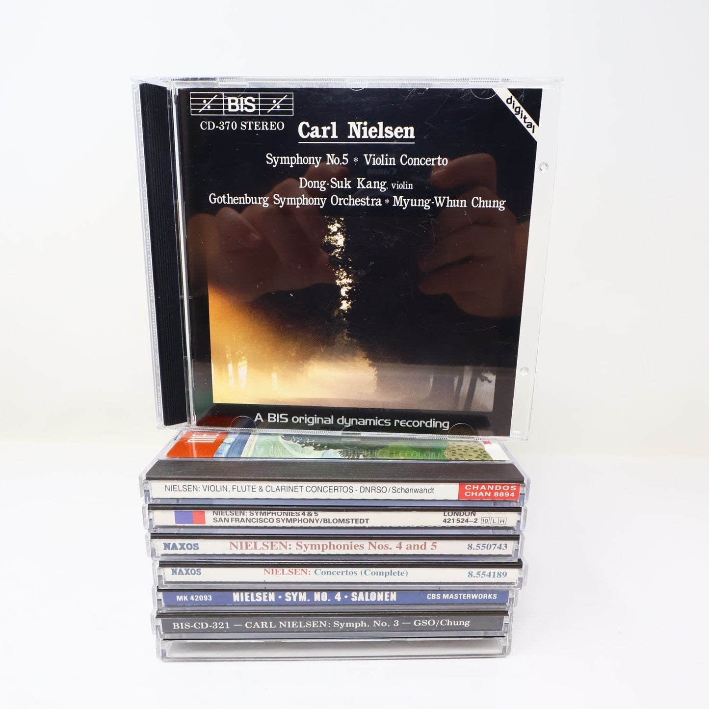 Carl Nielsen 8 CD Lot Symphony 2-3-4-5/Concertos Salonen/Chung/Leaper/Blomstedt