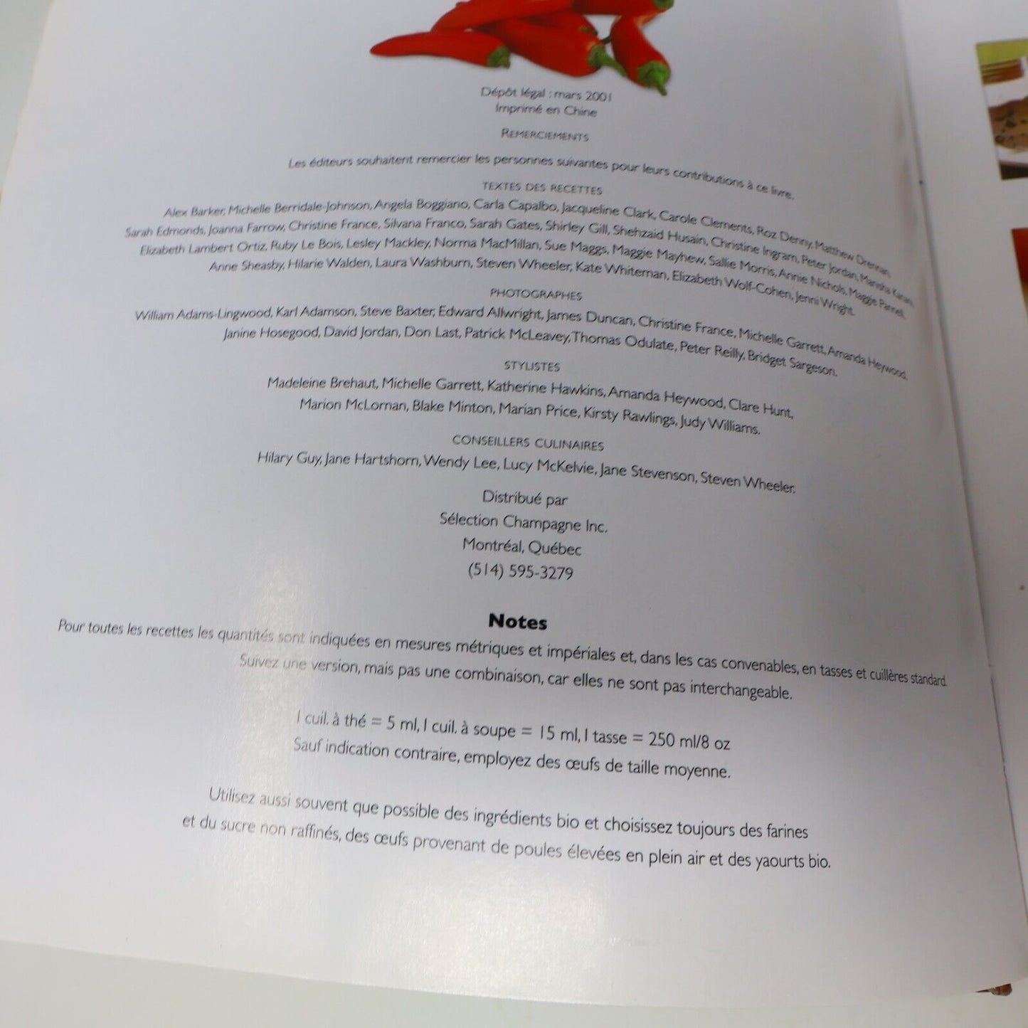 L'Encyclopédie de la Cuisine Végétarienne Nicola Graimes Conseils Pratiques 2004
