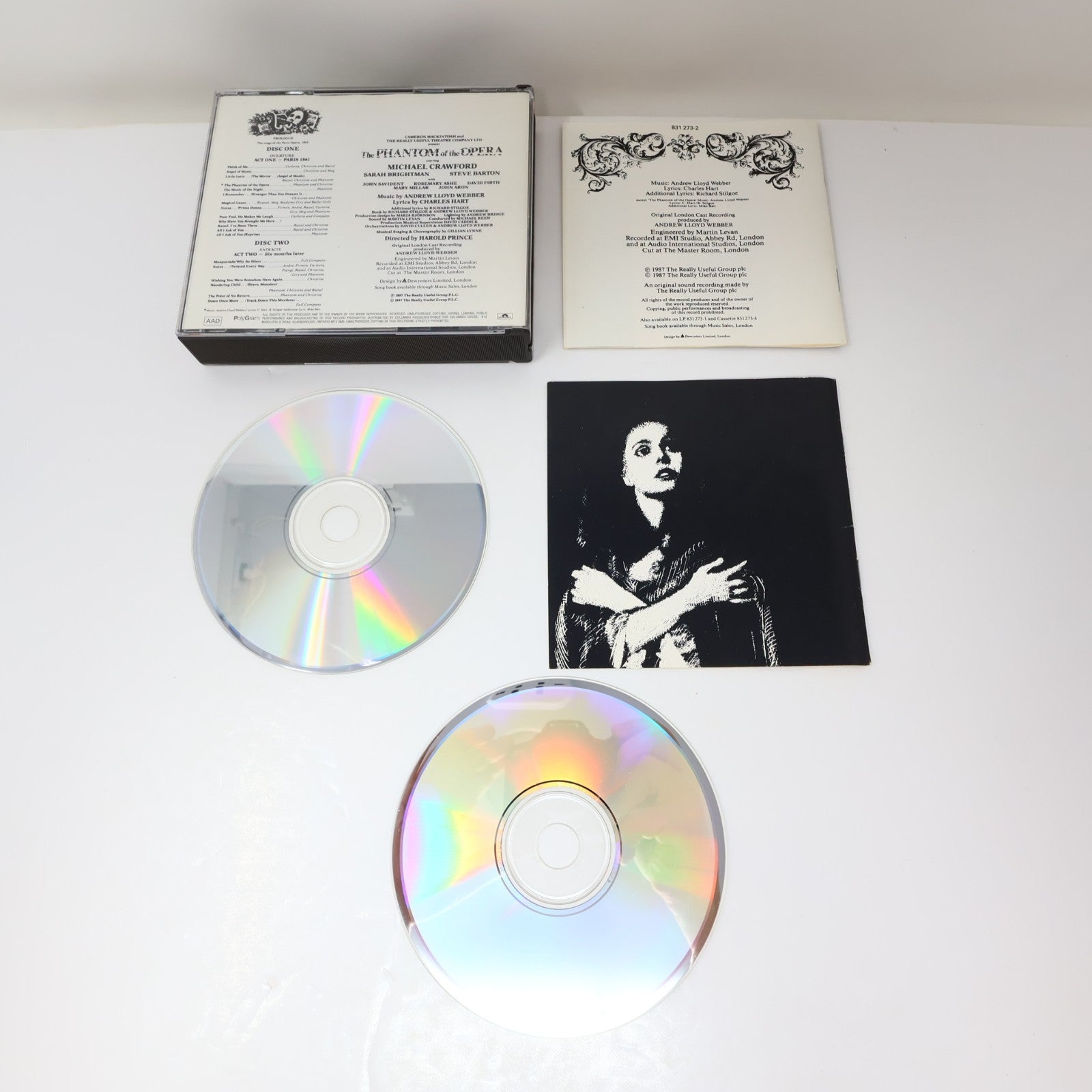 The Phantom of the Opera CD Andrew Lloyd Webber/Sarah Brightman/Michael Crawford