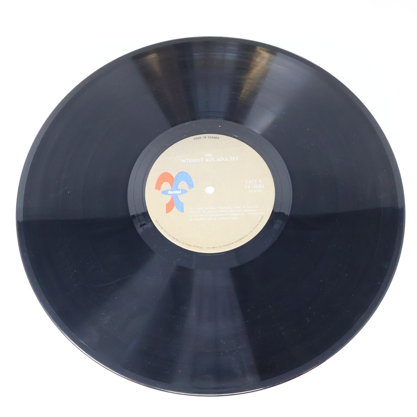 Sol/Marc Favreau Lot 5 Disques Enfin Sol/Rien Détonnant!/Interdit aux Adultes LP