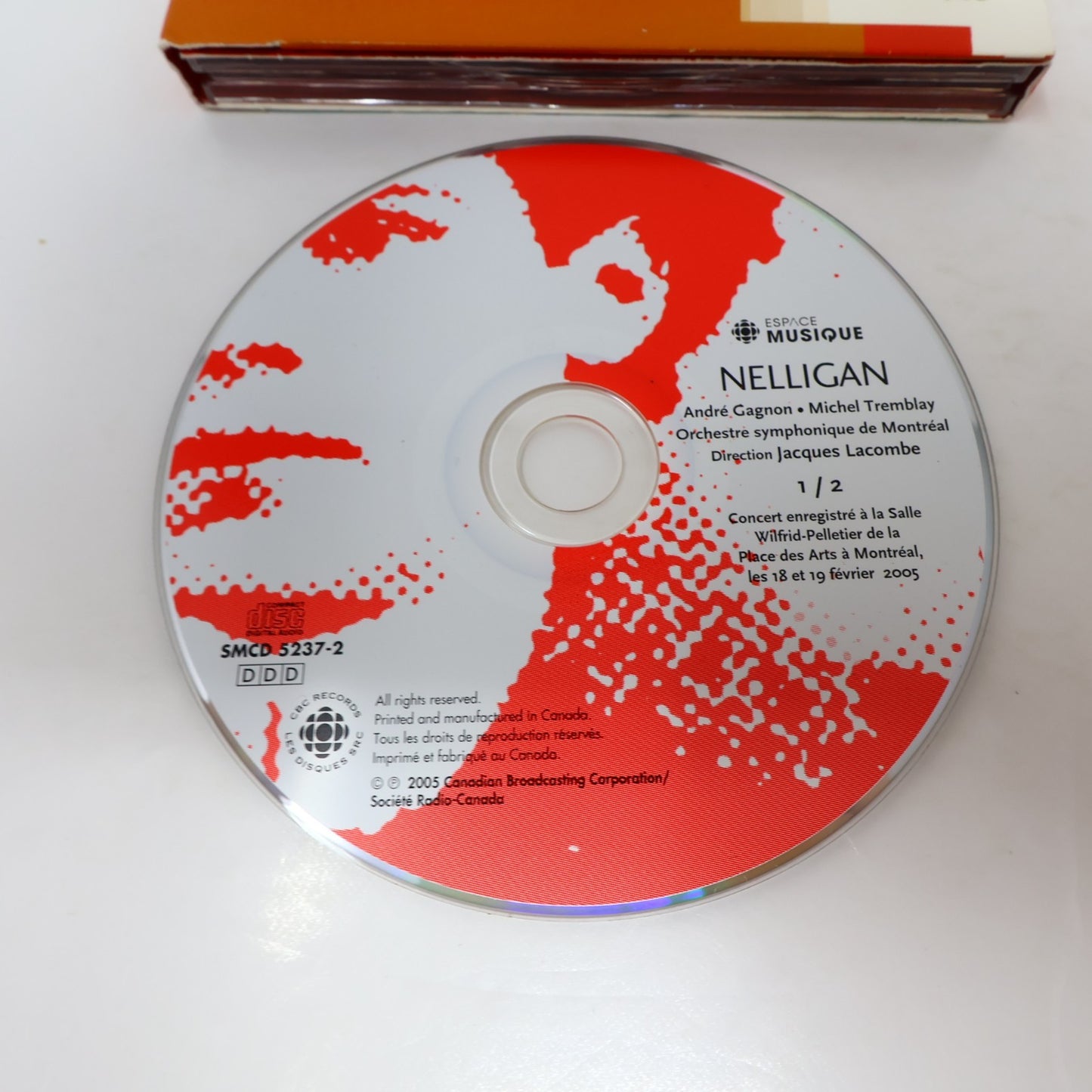 Nelligan André Gagnon/Michel Tremblay CD OSM/Lacombe Daniel Lavoie/Pierre Flynn