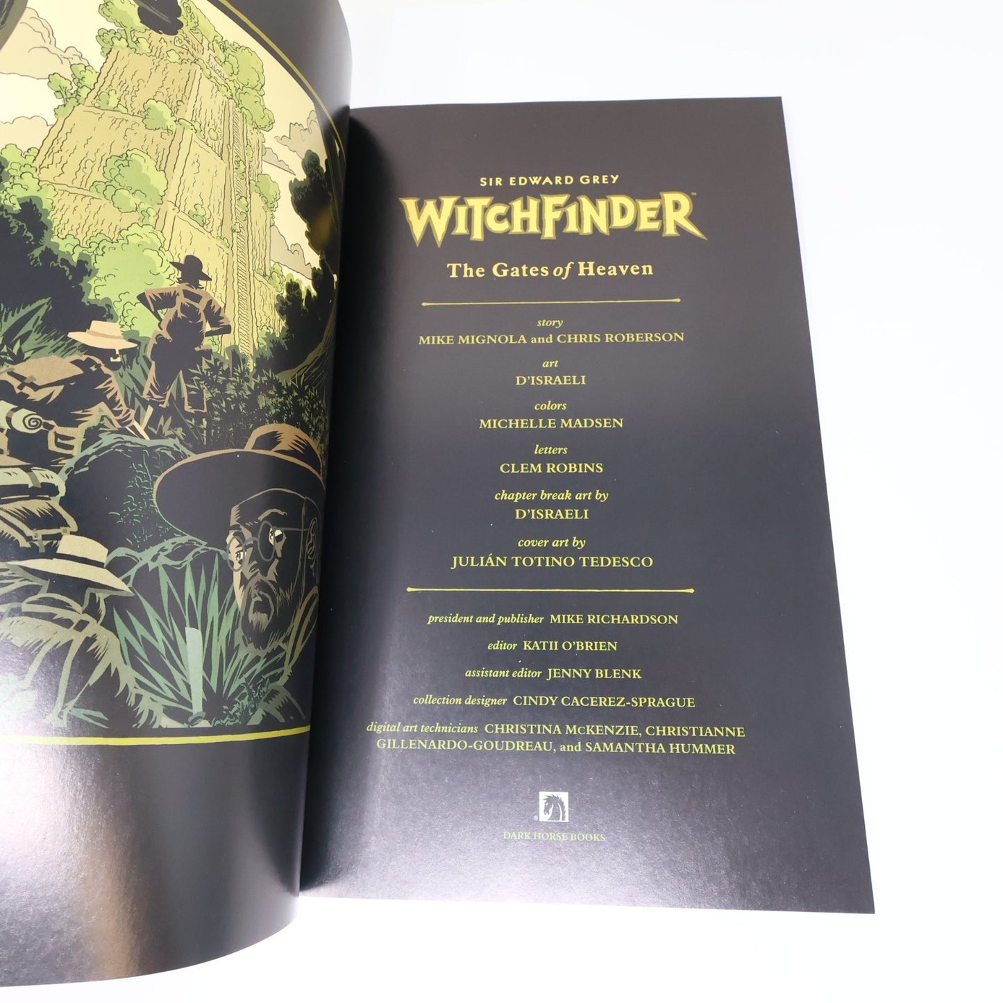 The Gates of Heaven Mike Mignola Witchfinder #5 Dark Horse 2019 PB Comics Crime