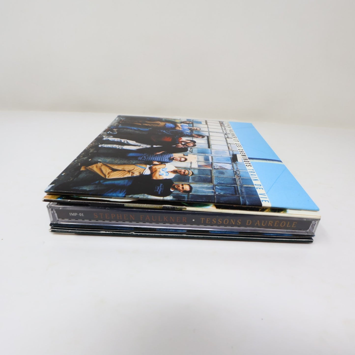 Stephen Faulkner Lot 3 CD Capturé Vivant/Train de Vie/Tessons D'Auréole Testés