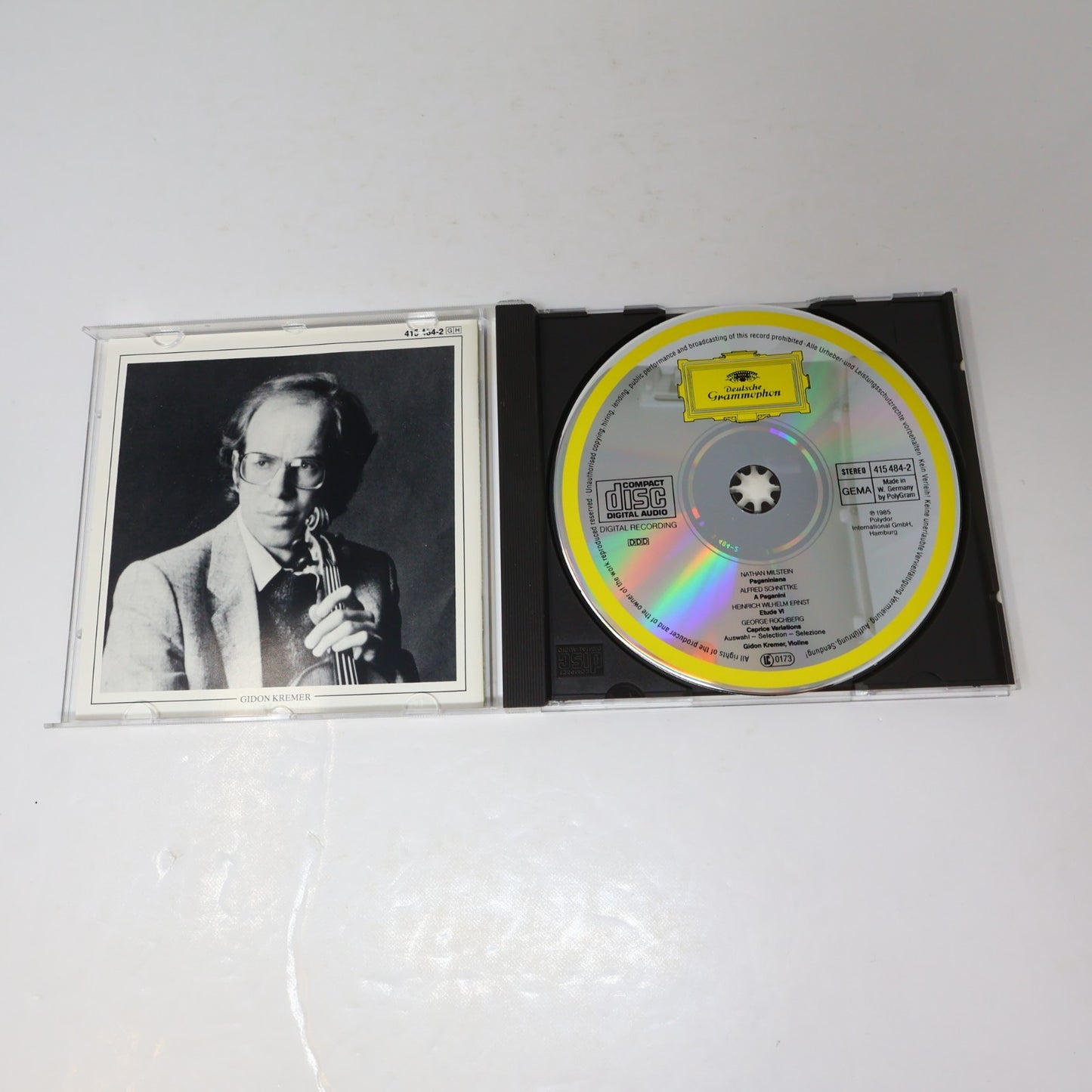 A Paganini Virtuoso Violin Music/Virtuose Musik Für Violine CD Gidon Kremer 1986