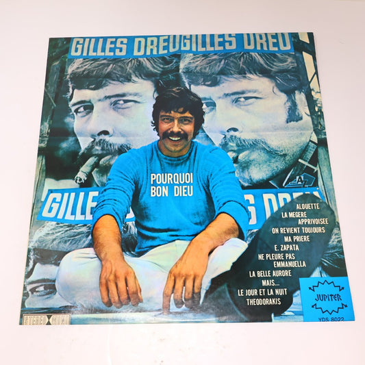 Gilles Dreu - Pourquoi Bon Dieu LP Record 1968 Jupiter French Chanson YDS 8022