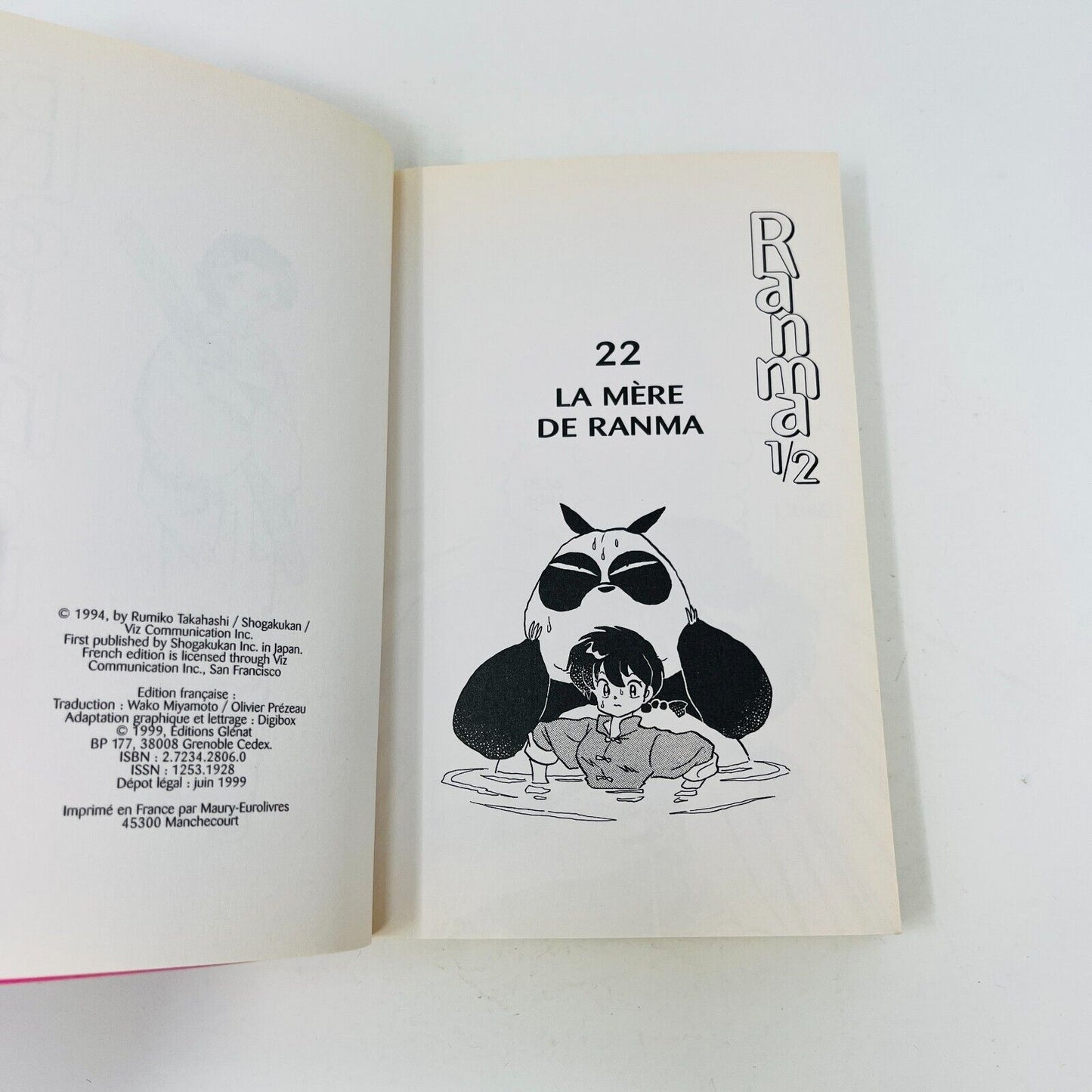 3x Mangas Ranma 1/2 #20-21-22 Rumiko Takahashi Glénat Victoire de Ryoga Lot 90s