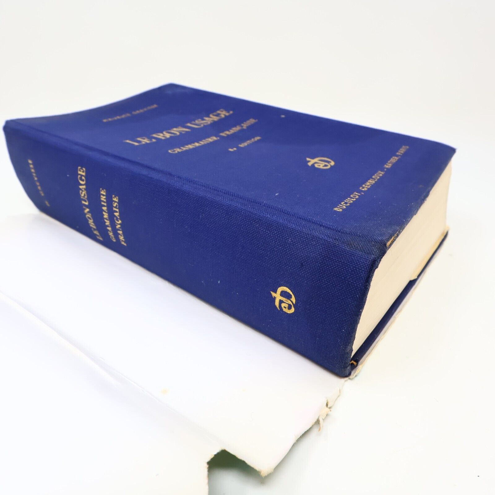 1964 Le Bon Usage Maurice Grevisse Grammaire Française Référence Duculot Relié