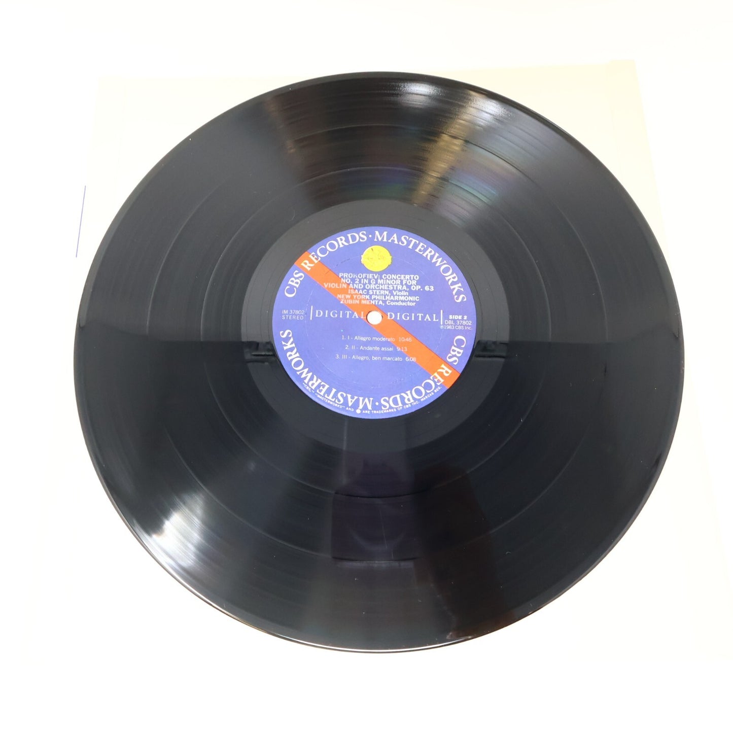 Isaac Stern Prokofiev Zubin Mehta Violin Concertos 1 & 2 Record Vinyl IM 37802