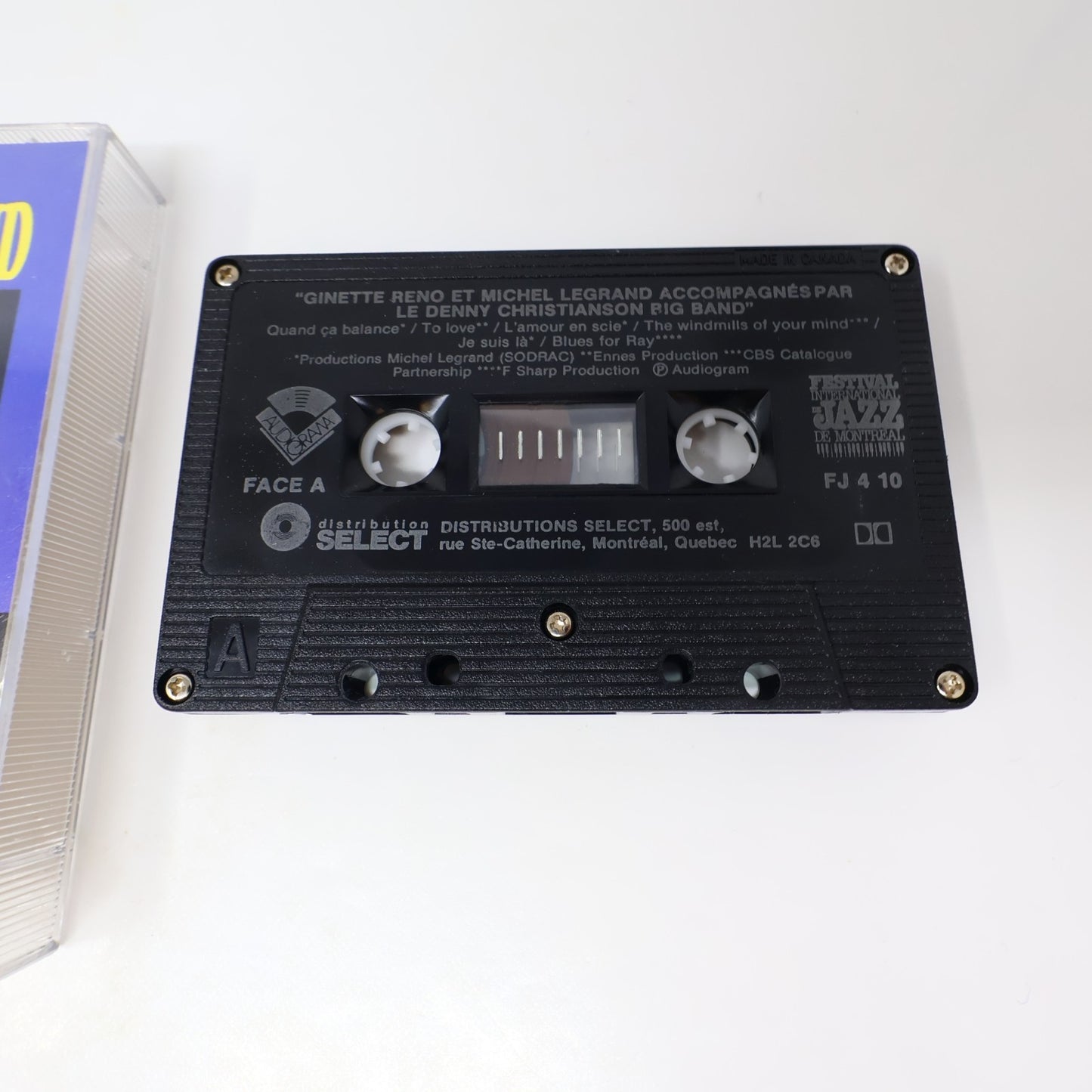 Ginette Reno/Michel Legrand Lot 2 Cassettes Paris Québec/Chanter l'Amour/Yentl