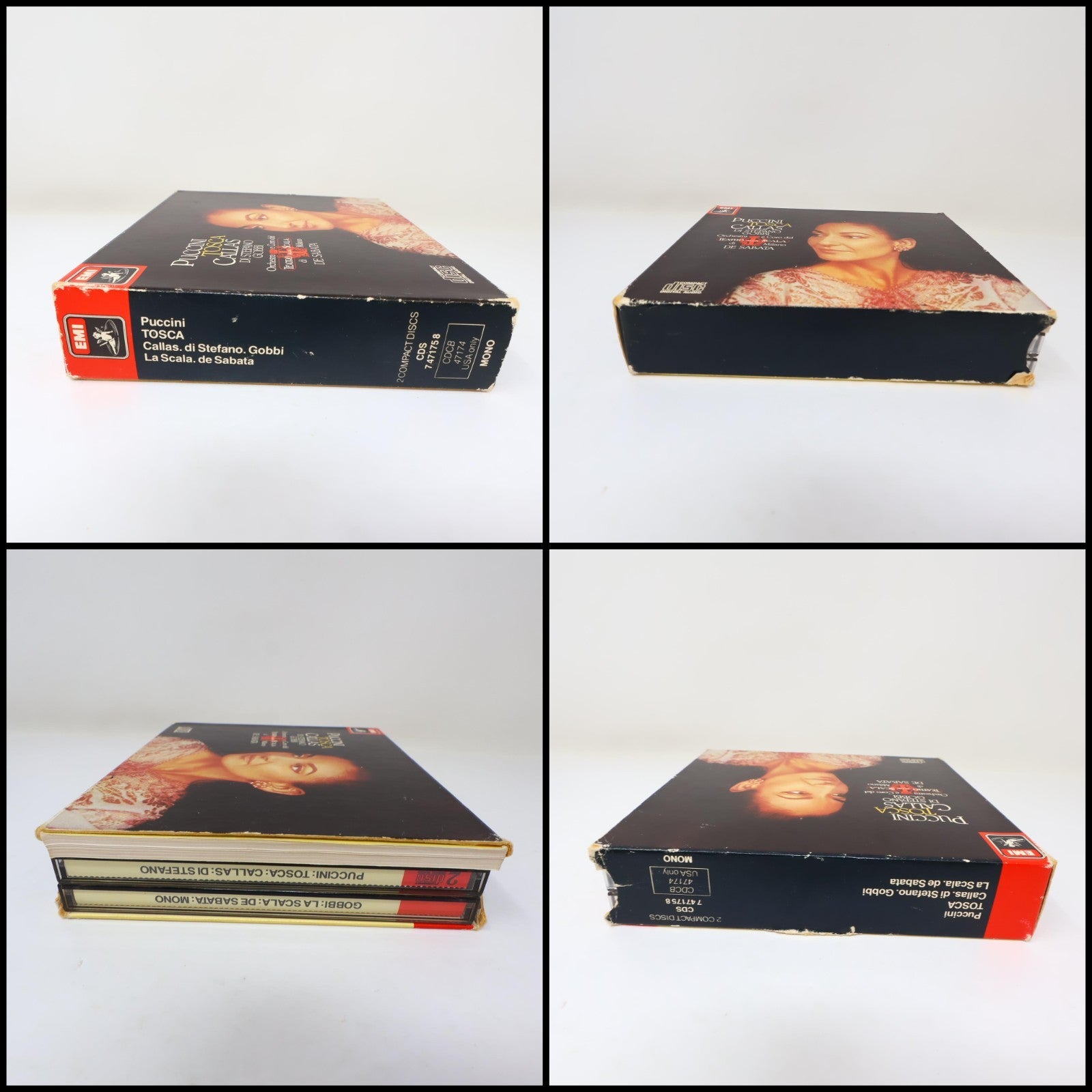 Tosca CD Giacomo Puccini/Maria Callas/Giuseppe Di Stefano/Tito Gobbi EMI Opera