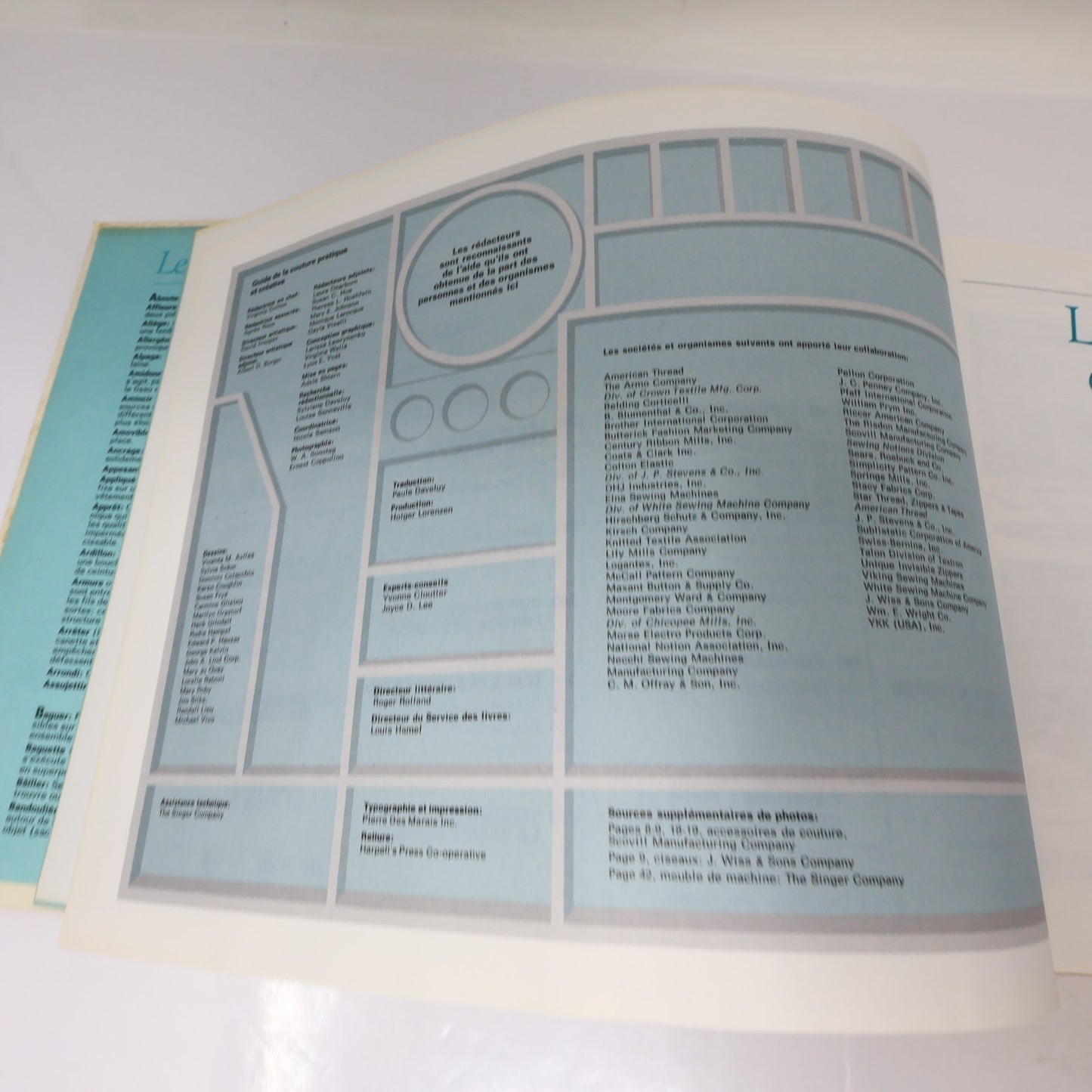 Guide de la Couture Pratique et Créative 1979 HC Reader's Digest Français Livre