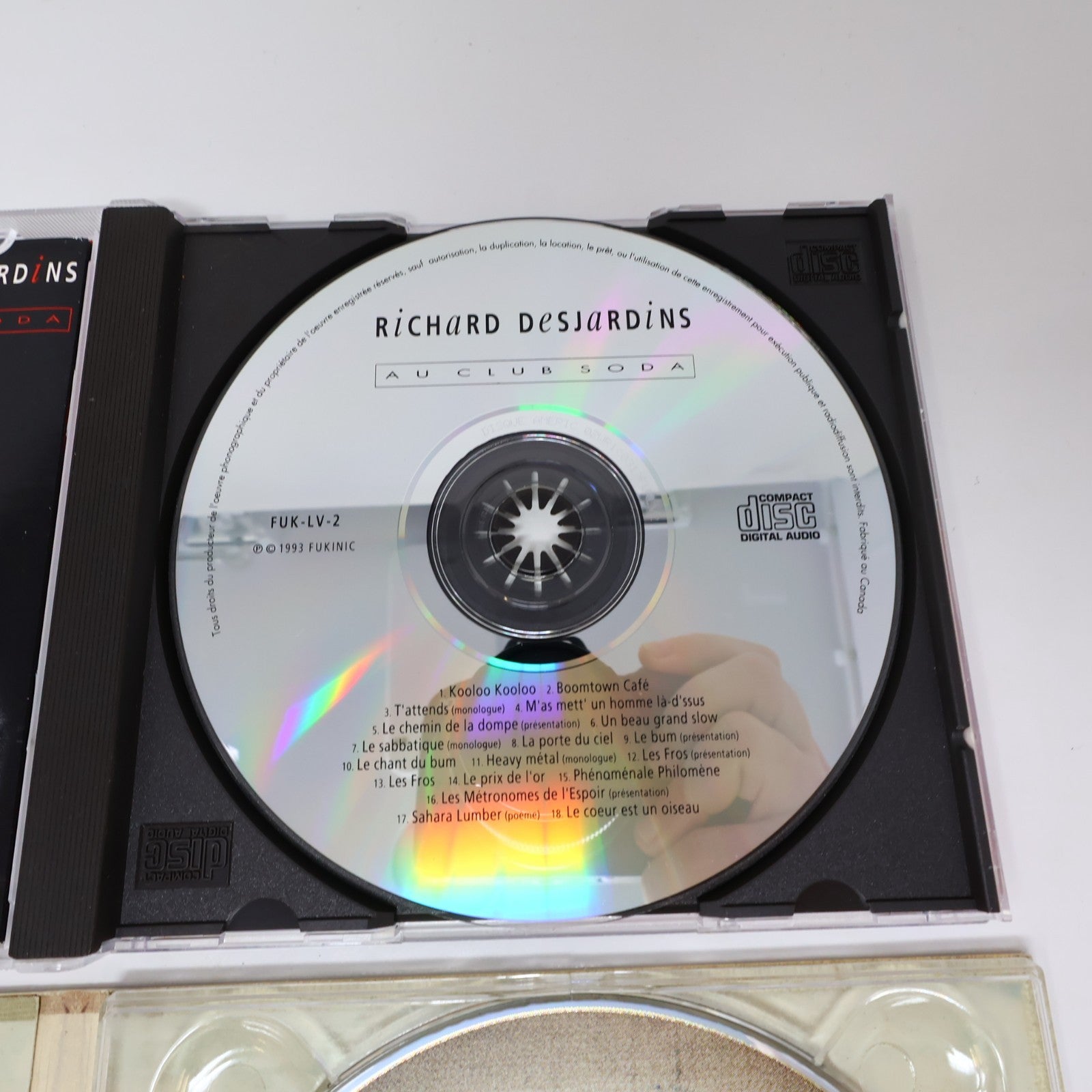 Richard Desjardins/Abbittibbi Lot 5 CD L'Existoire/Au Club Soda/Live/Boom Boom