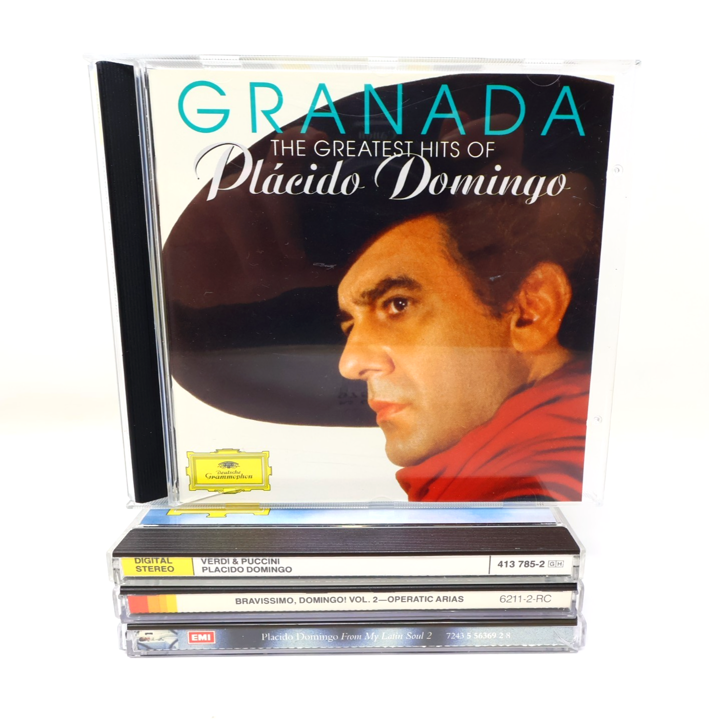 Placido Domingo 4 CD Lot Granada Greatest Hits/Verdi & Puccini/My Latin Soul 2