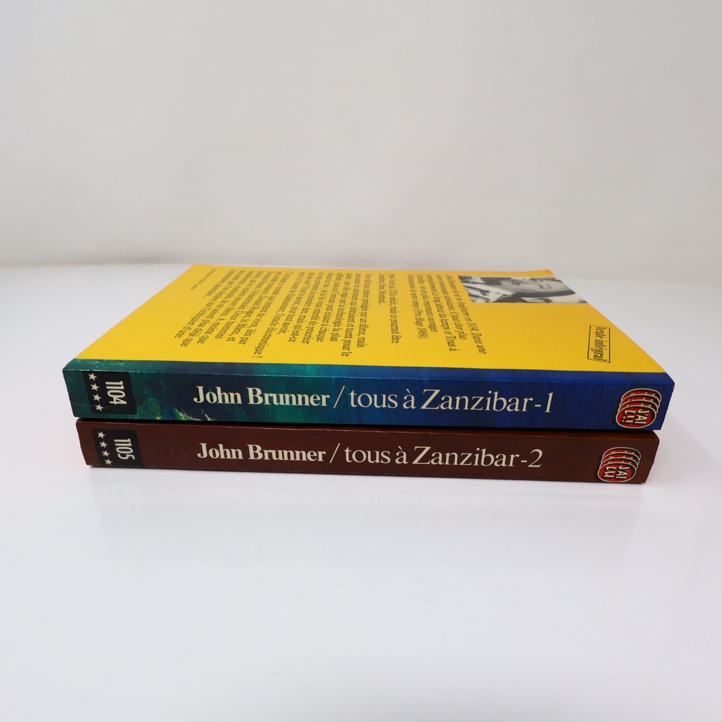 Tous à Zanzibar Lot 2 Livres John Brunner Science-Fiction 1980 Français French