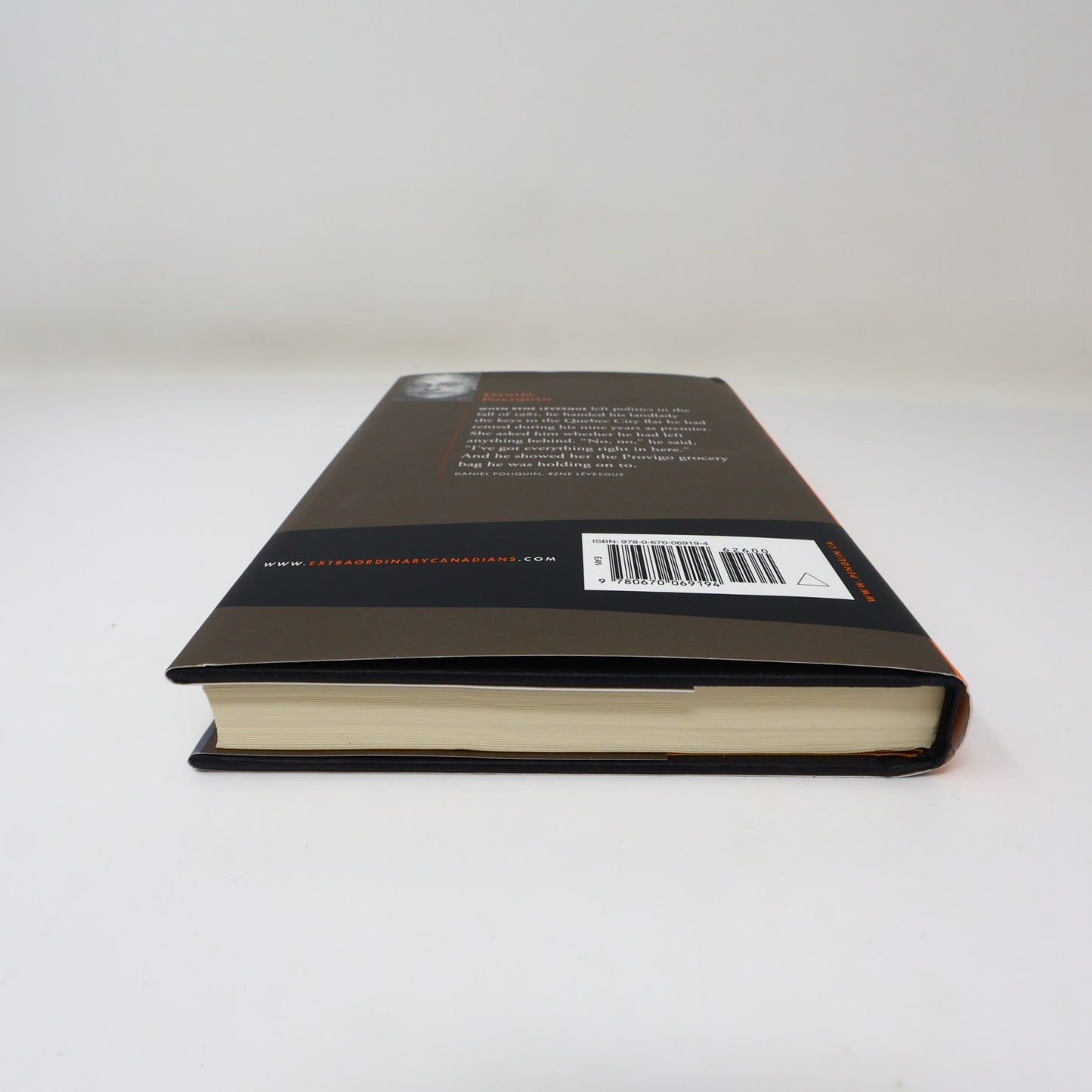 Extraordinary Canadians Réne Lévesque Signed by Daniel Poliquin Penguin Canada