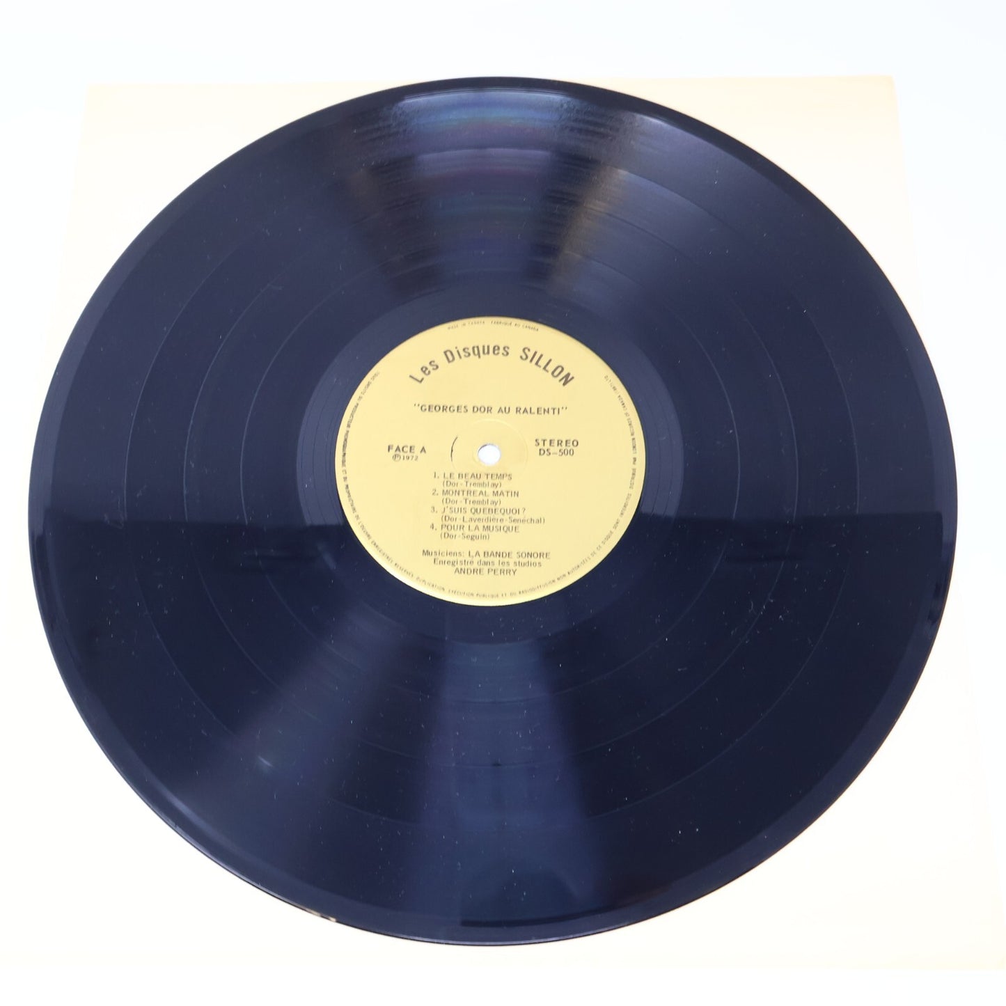 Georges Dor Lot 2 Disques LP Record Vinyl Au Ralenti/Poèmes Et Chansons 1970s