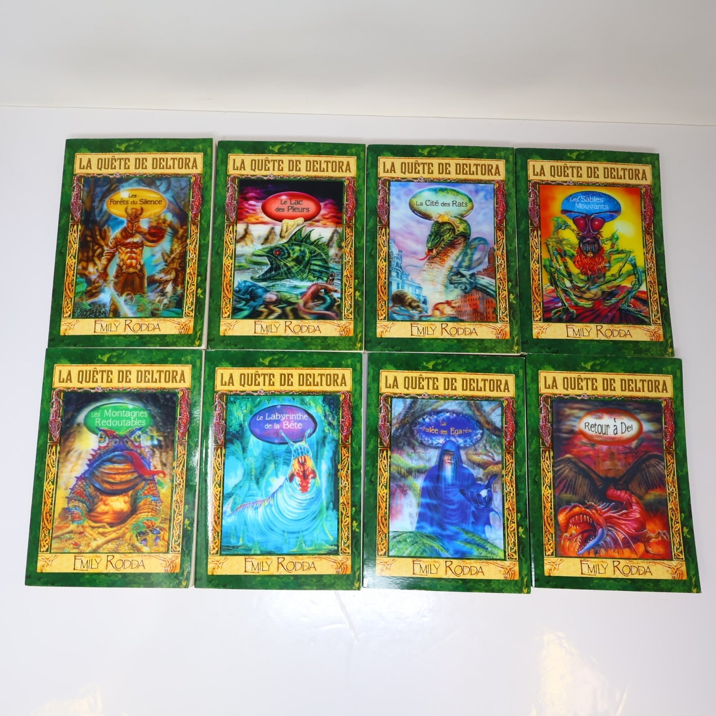La Quête de Deltora #1-8 Complète Lot 8 Livres Emily Rodda Les Forêts du Silence