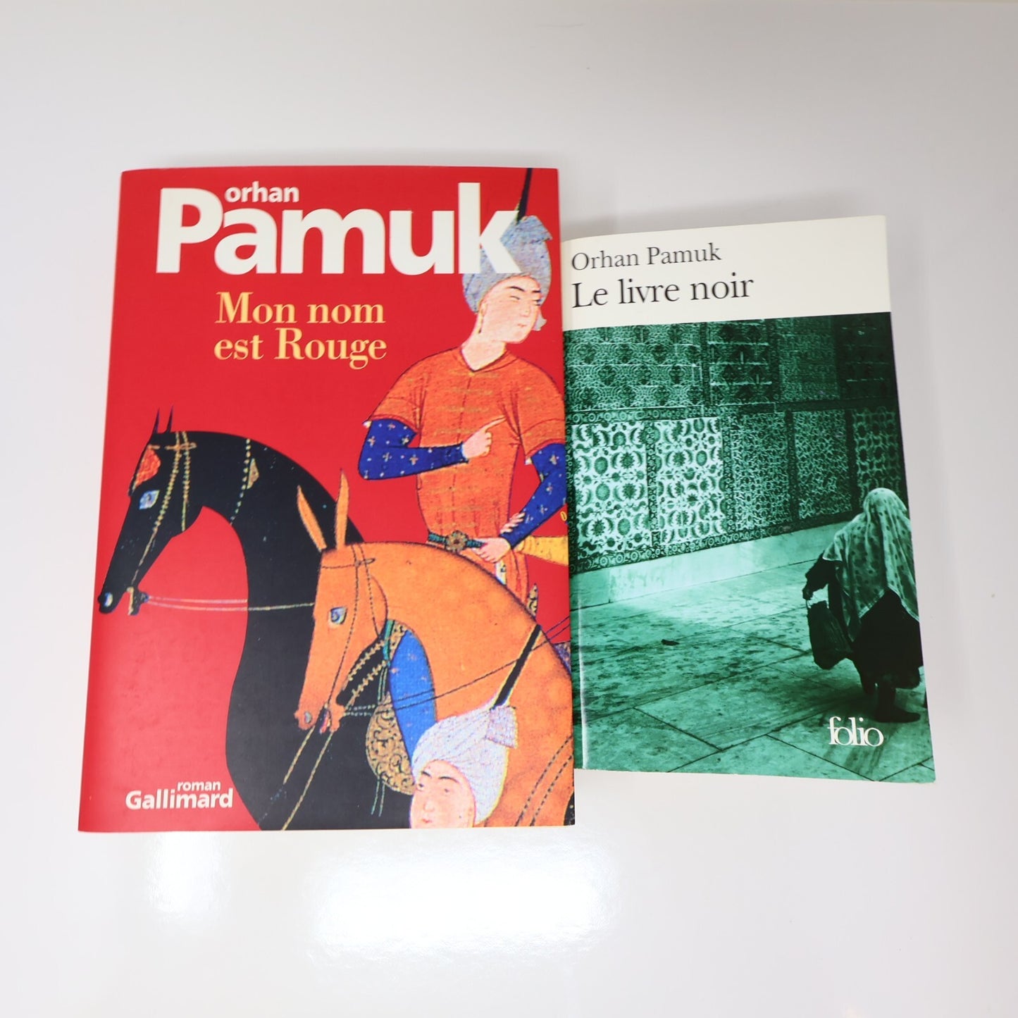 Orhan Pamuk Lot 2 Livres Le Livre Noir/Mon Nom est Rouge Crime et Mystère French