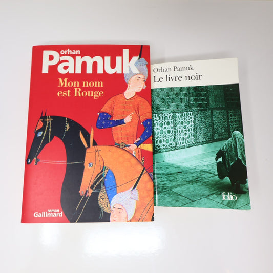 Orhan Pamuk Lot 2 Livres Le Livre Noir/Mon Nom est Rouge Crime et Mystère French