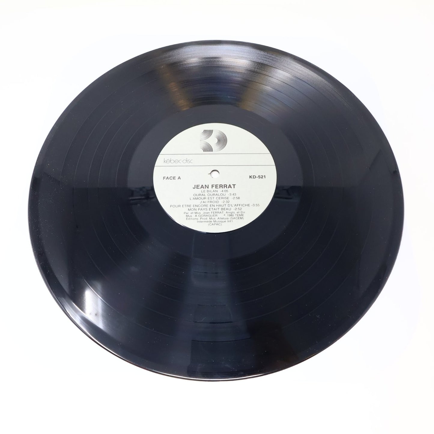 Jean Ferrat Lot 2 Disques Chante En Multiphonie Stéréo/Ferrat LP Record Français