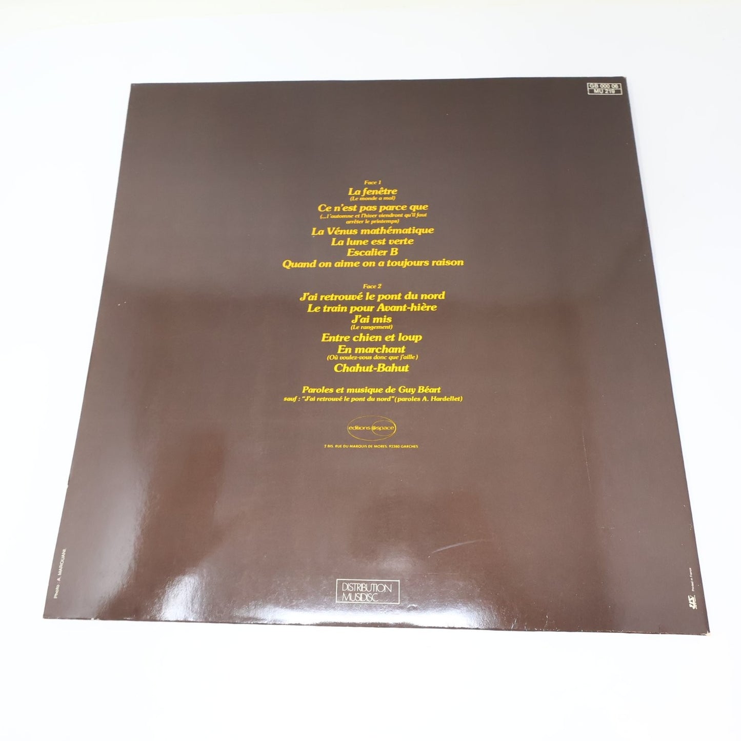 Guy Béart Lot 4 Disques Record Fenêtre/Espérance Folle/Beau Miroir/Renaissances