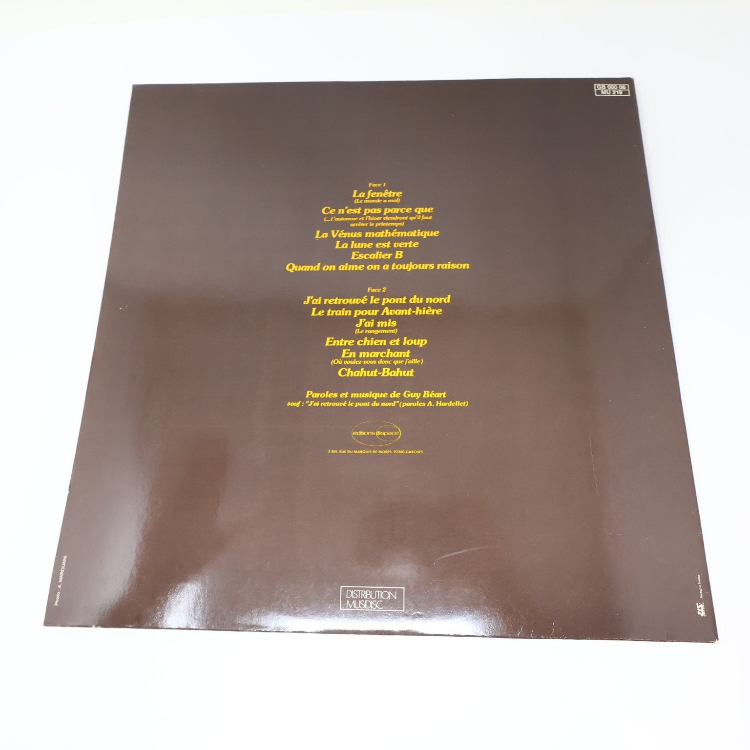Guy Béart Lot 4 Disques Record Fenêtre/Espérance Folle/Beau Miroir/Renaissances